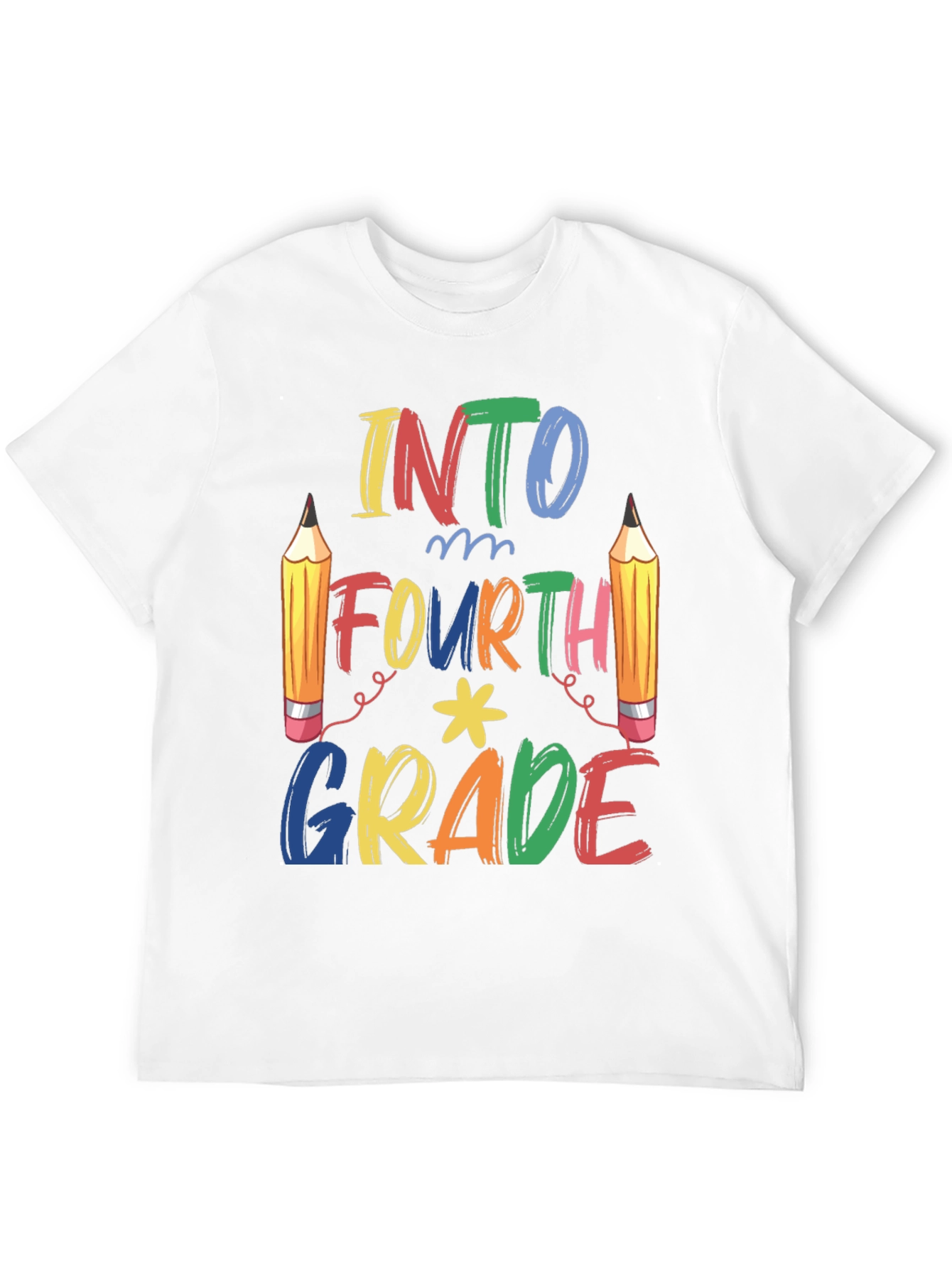 Into Fourth Grade T-Shirt - Back to School