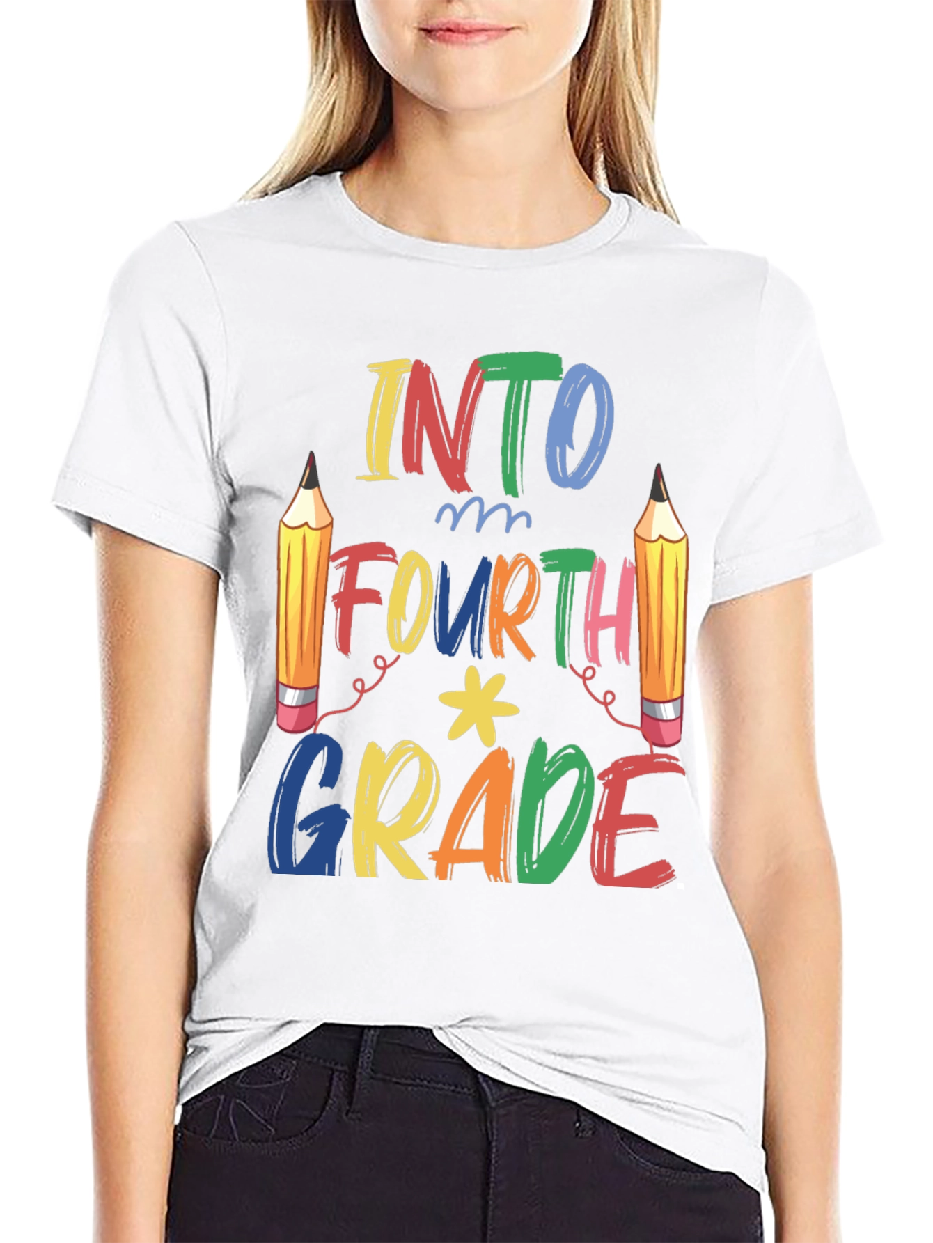 Into Fourth Grade T-Shirt - Back to School