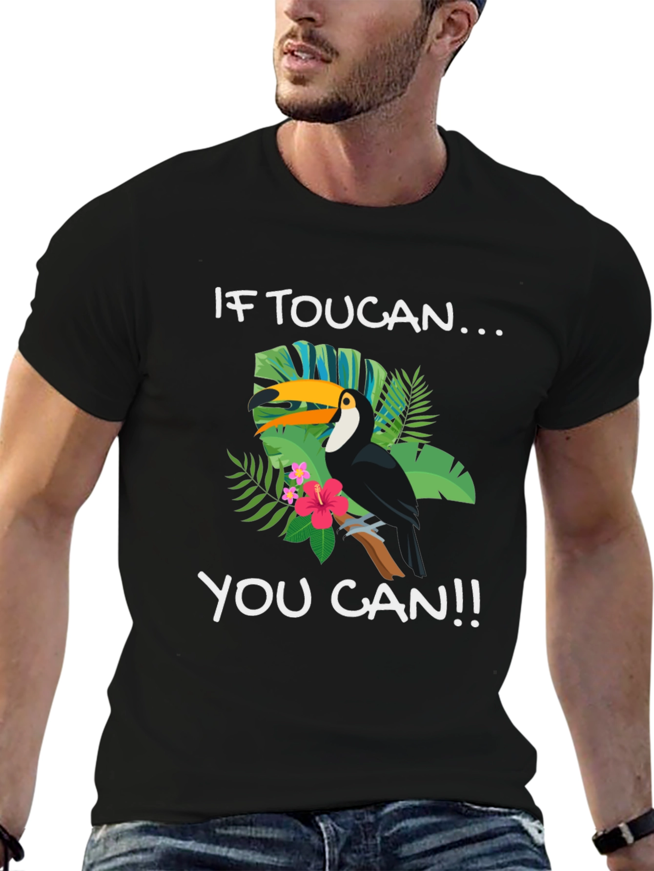 If Toucan You Can T-Shirt Black