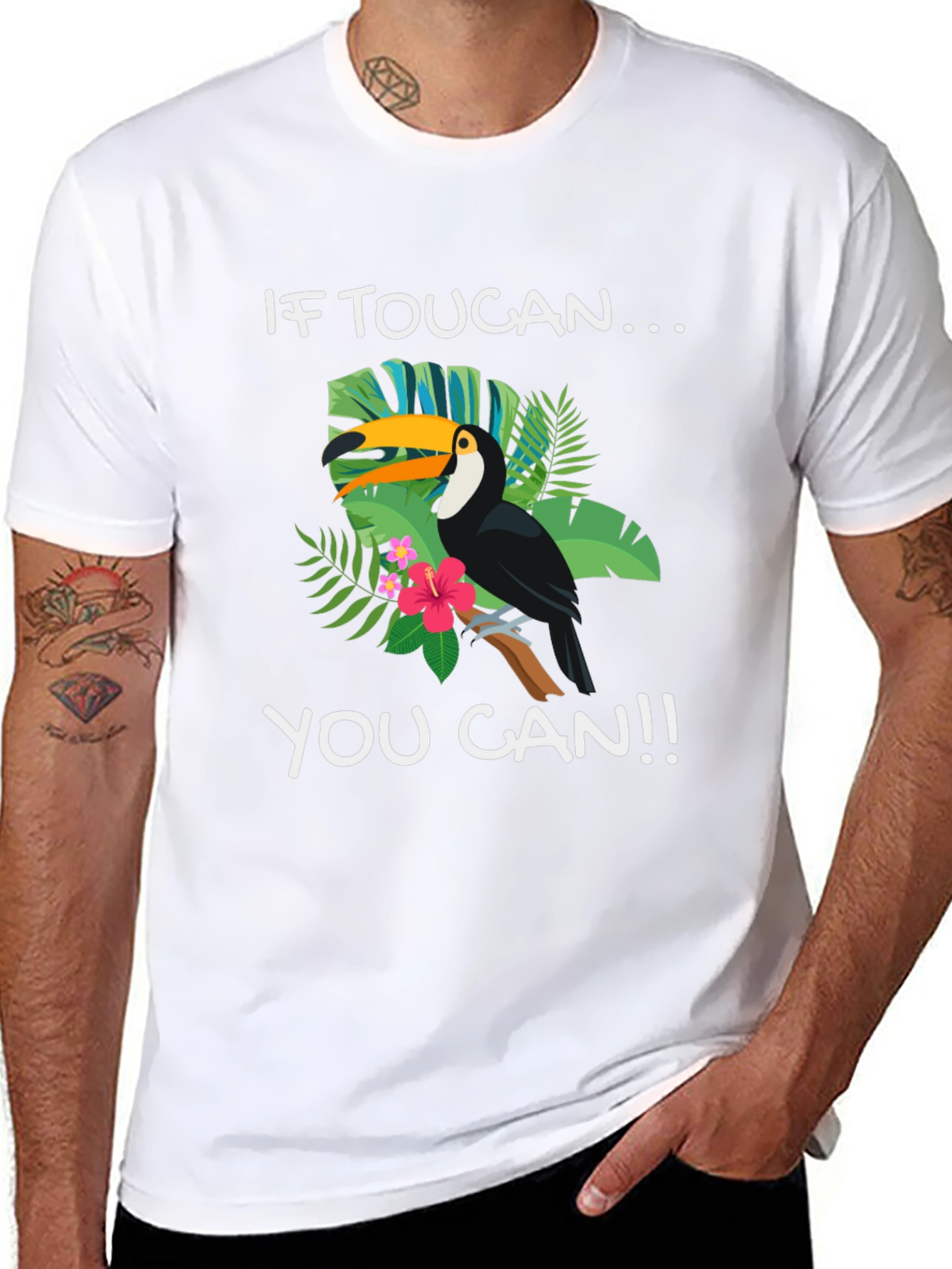 If Toucan You Can T-Shirt Black