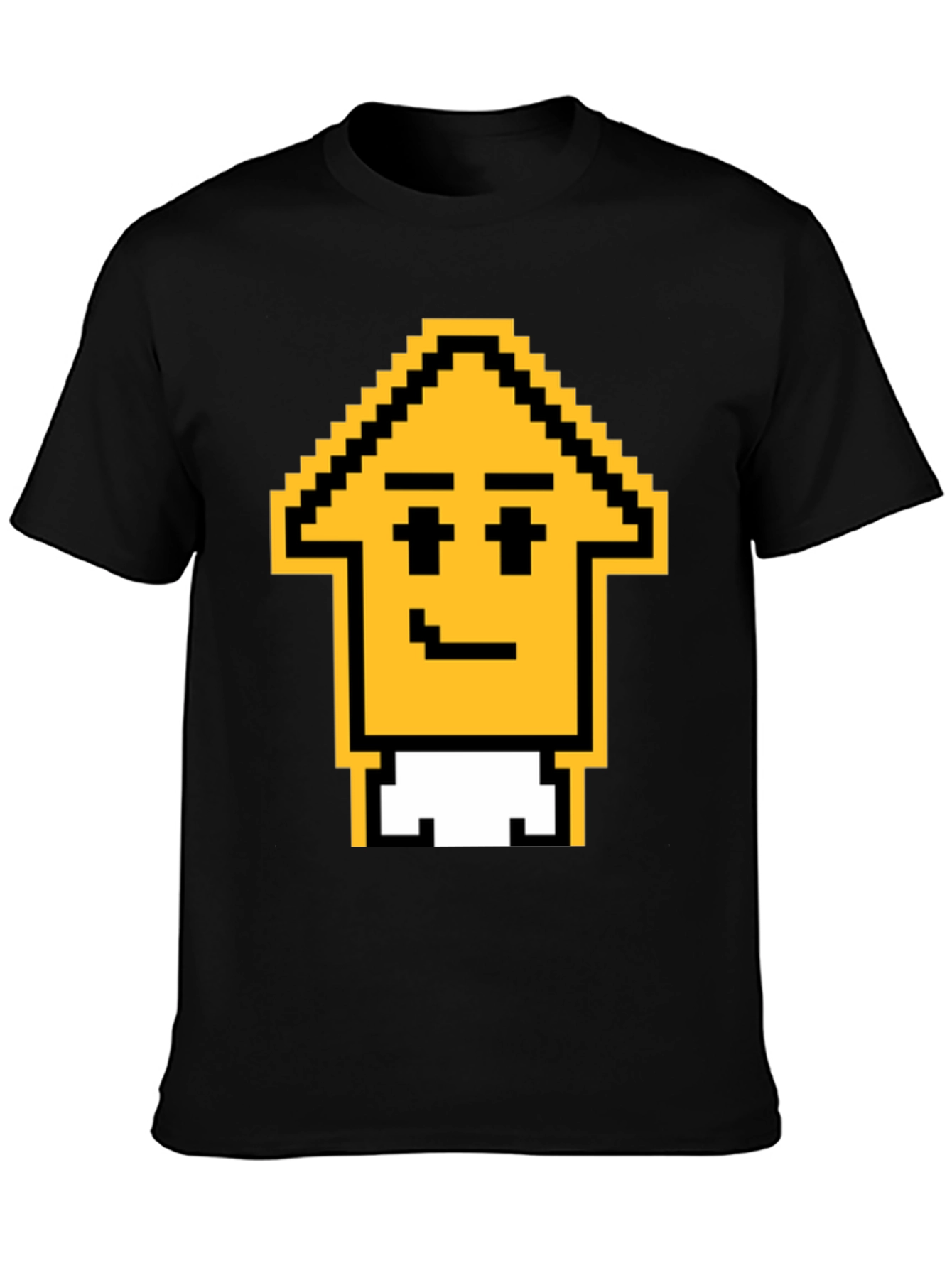 Pixel Arrow Head Graphic T-Shirt - Black