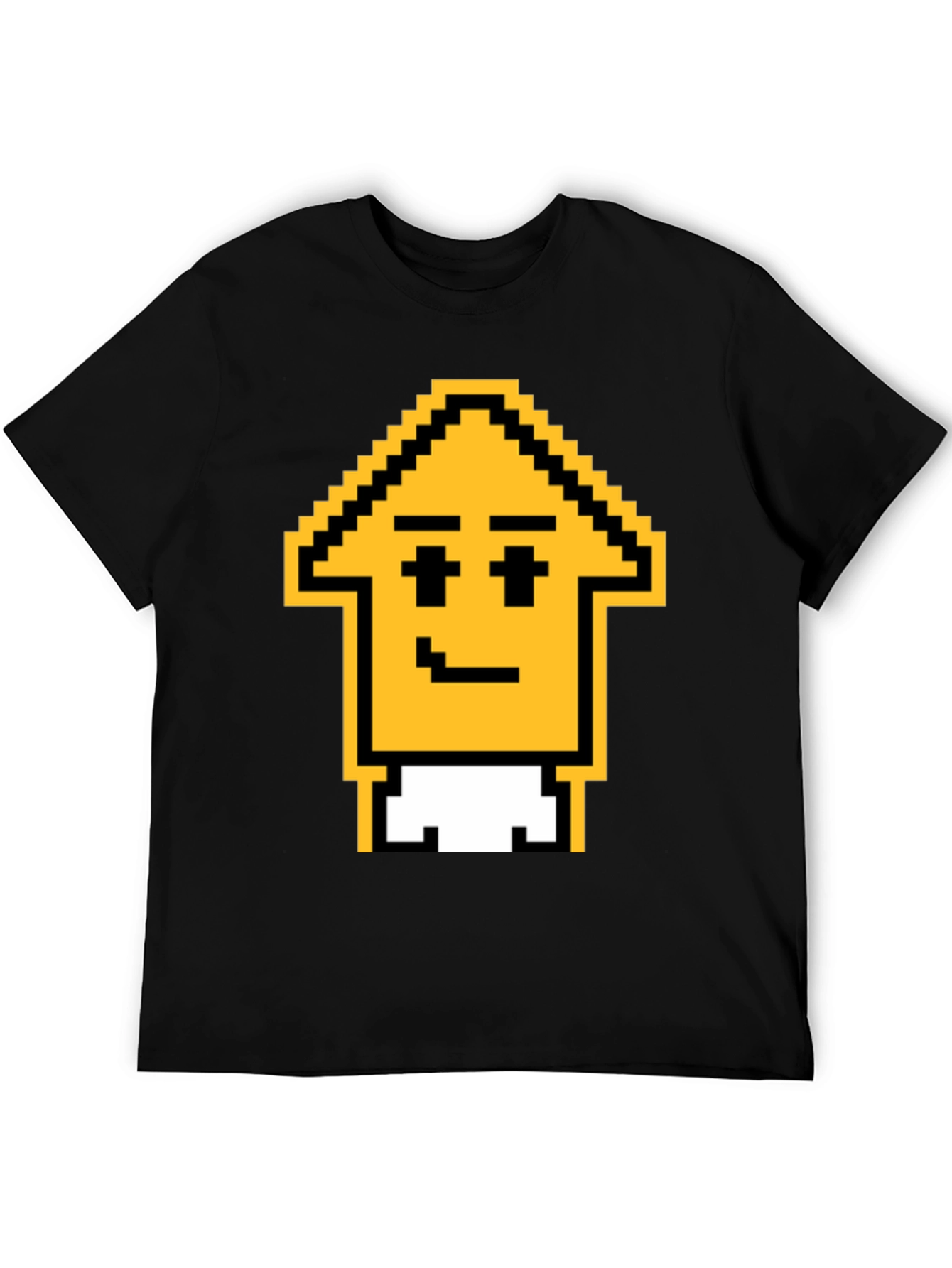 Pixel Arrow Head Graphic T-Shirt - Black