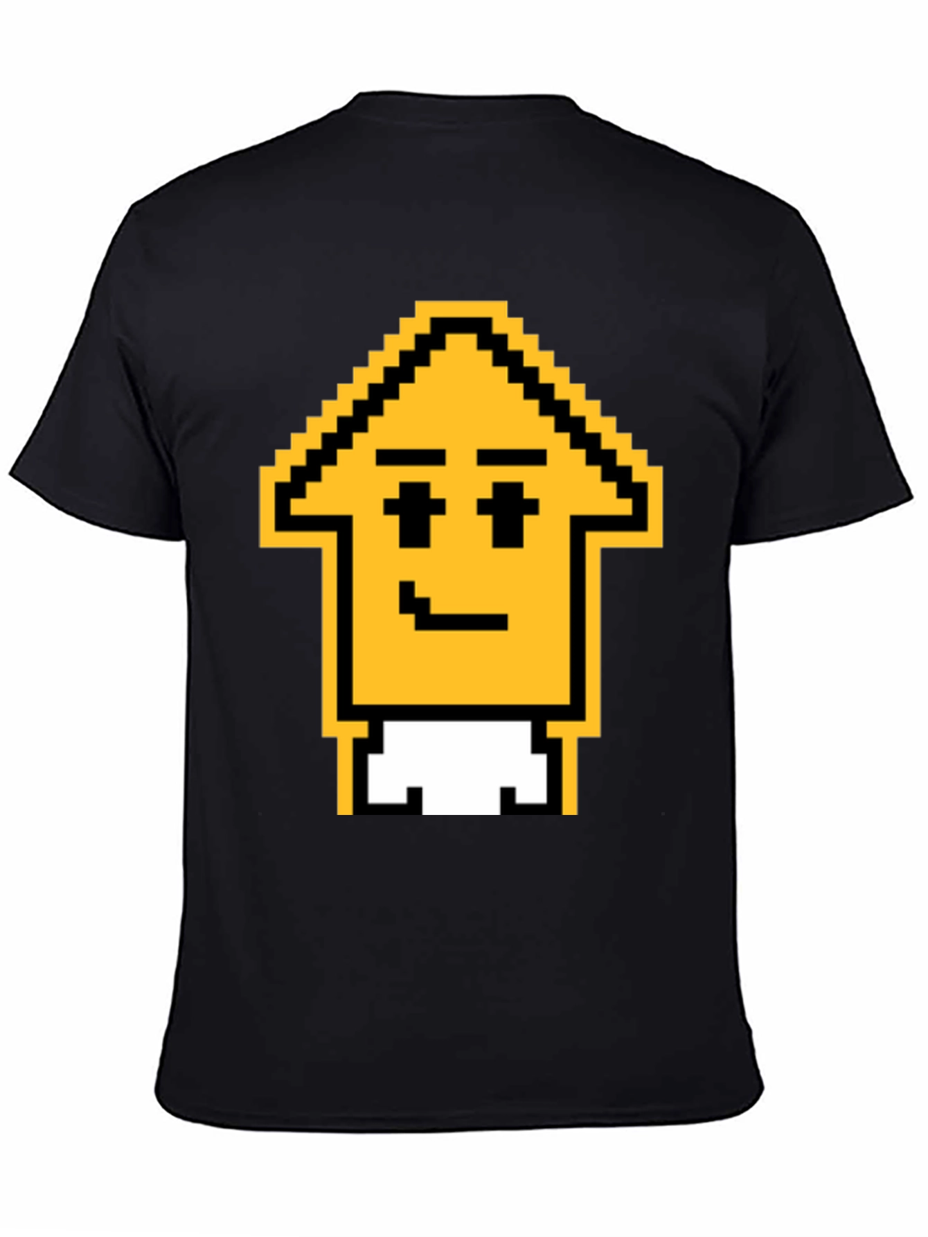 Pixel Arrow Head Graphic T-Shirt - Black
