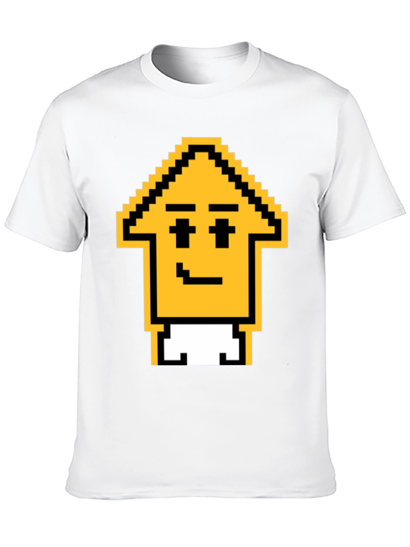 Pixel Arrow Head Graphic T-Shirt - Black