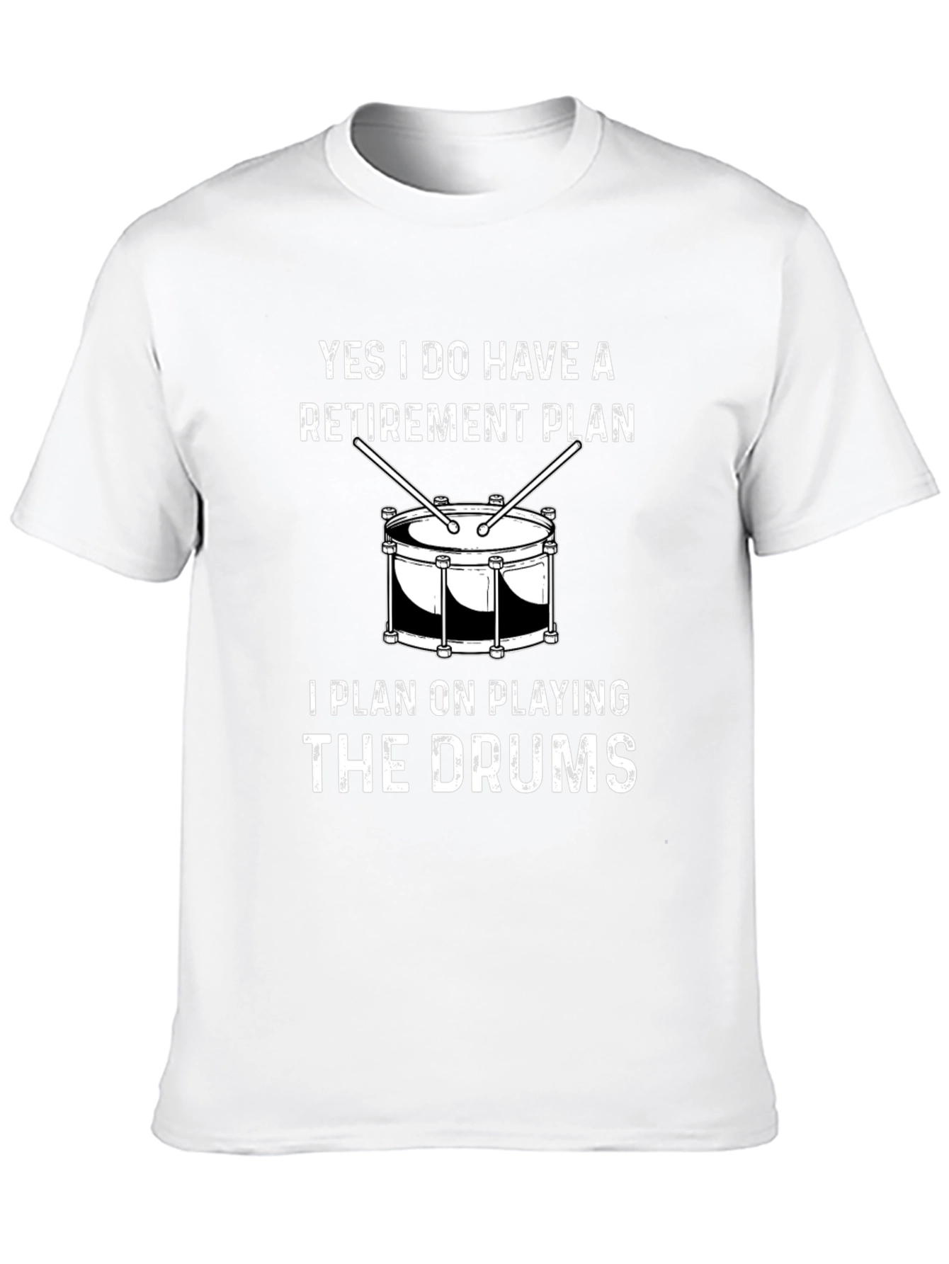 Funny Drummer Retirement Plan T-Shirt
