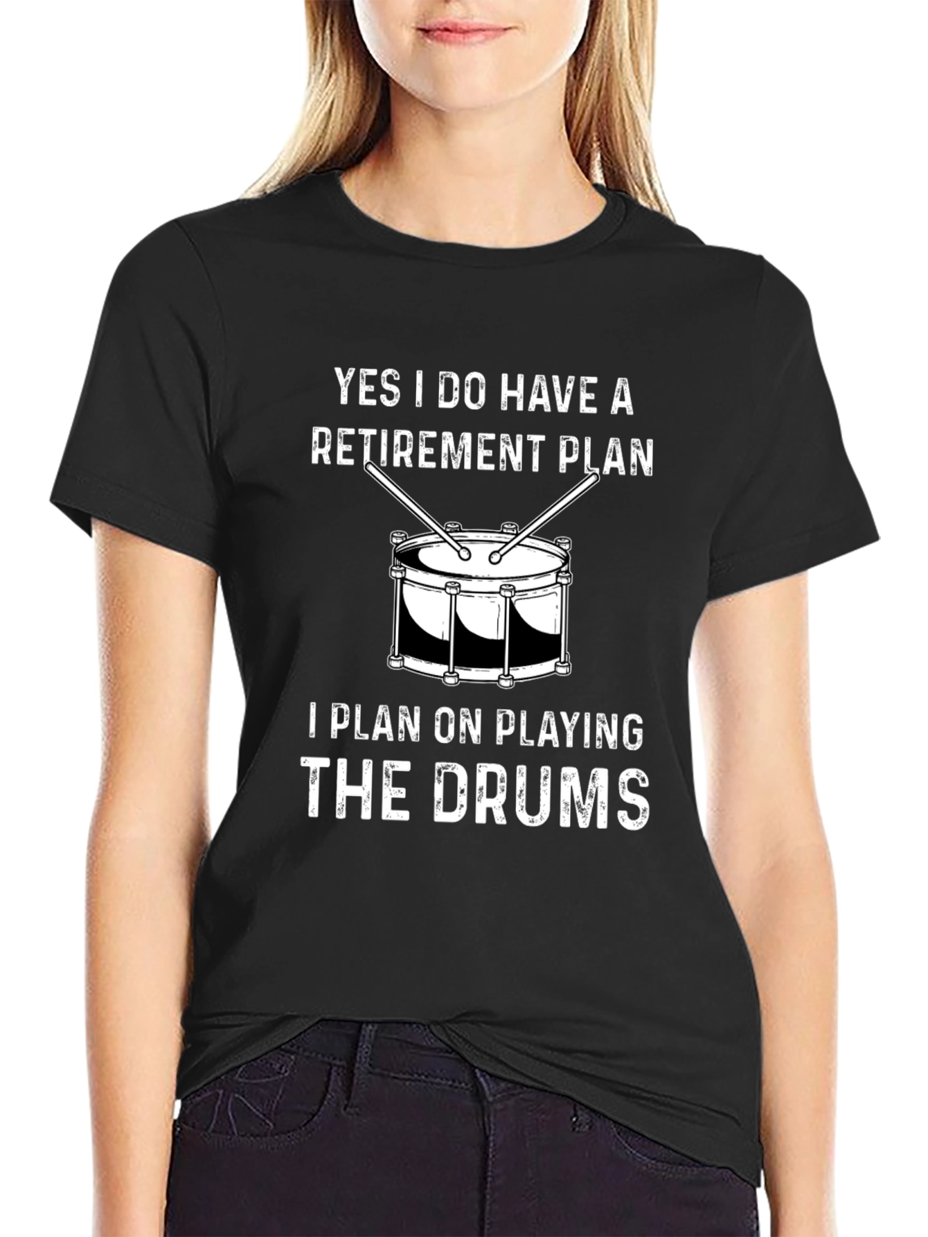 Funny Drummer Retirement Plan T-Shirt