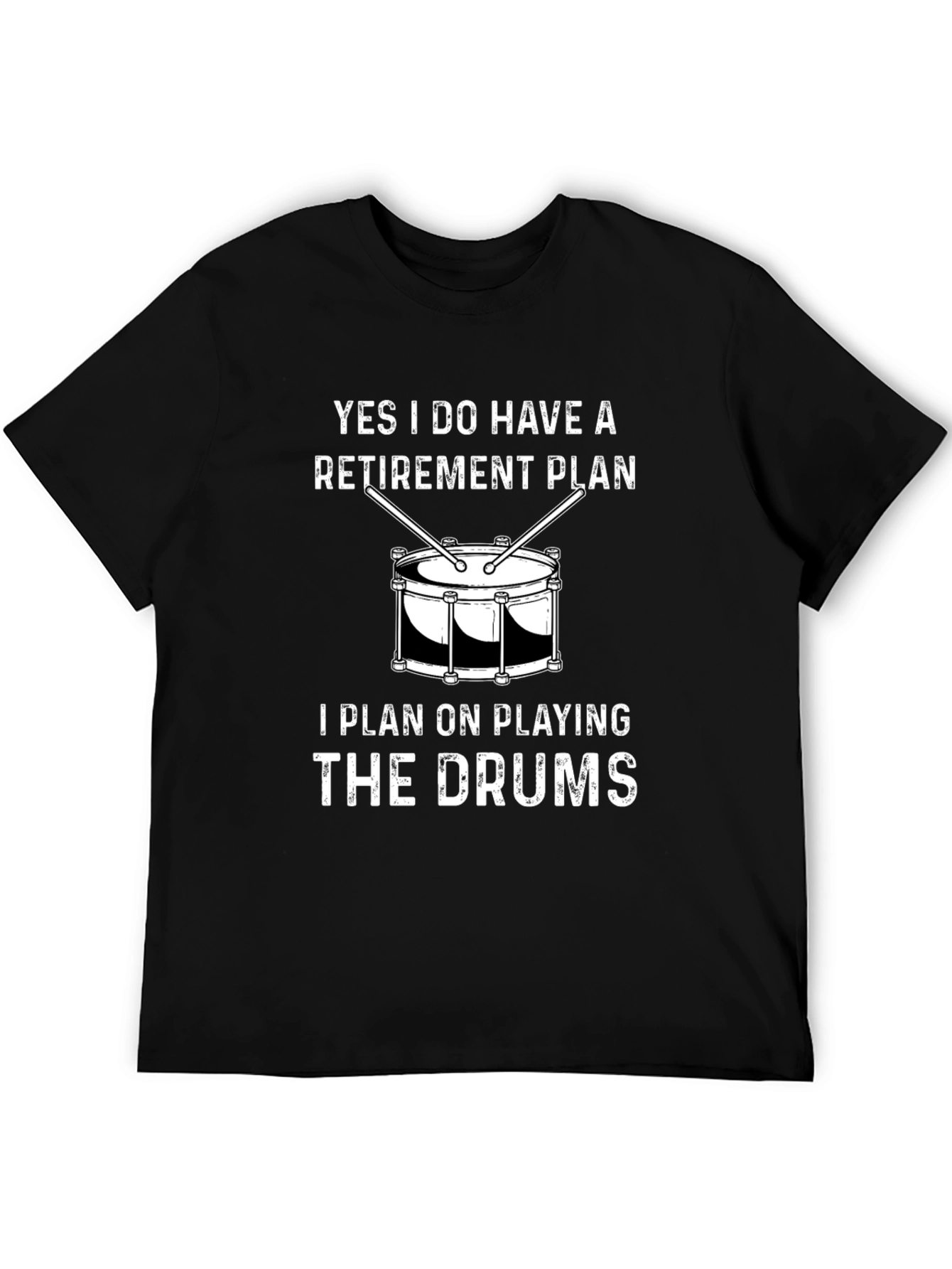 Funny Drummer Retirement Plan T-Shirt