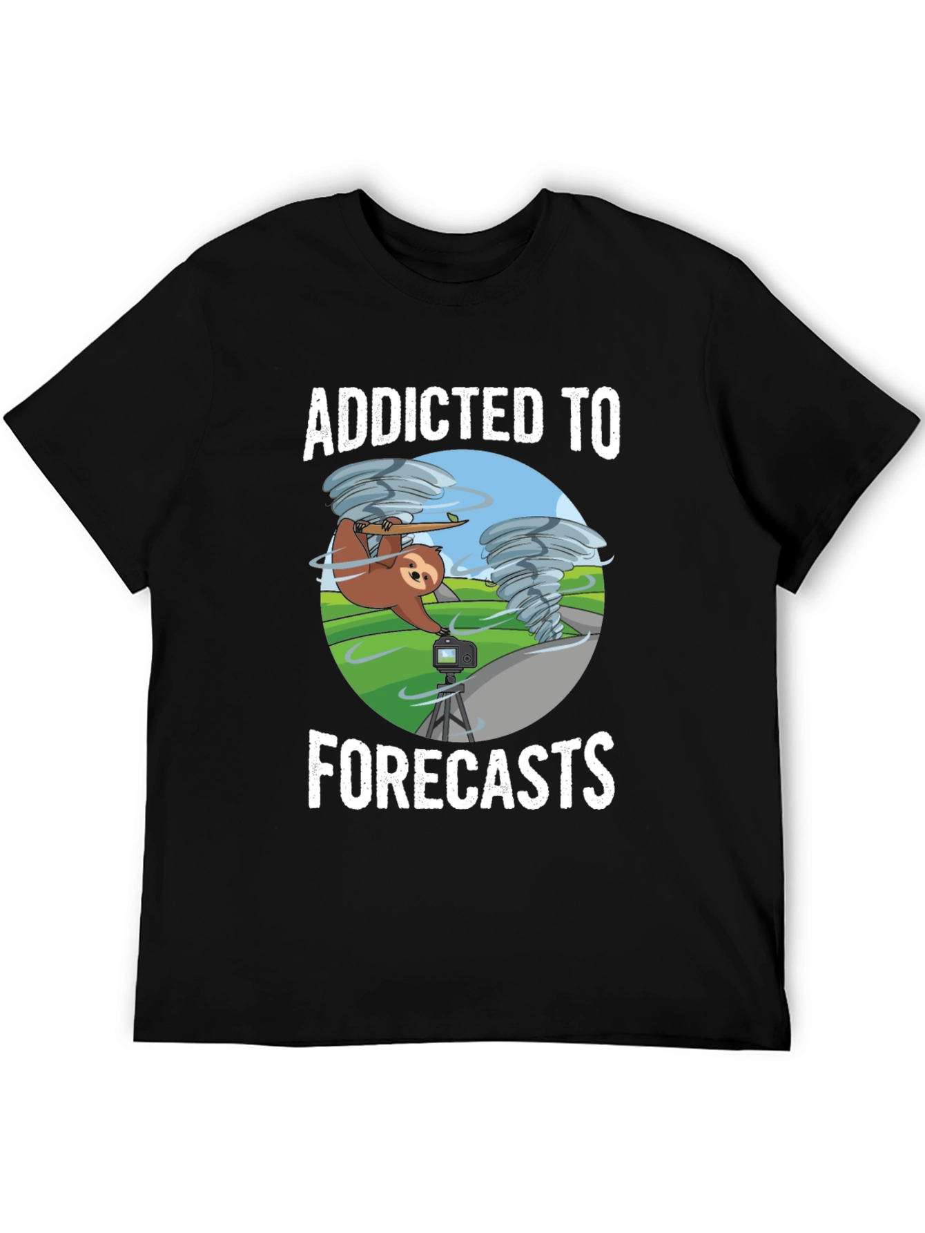 Addicted to Forecasts Sloth T-Shirt
