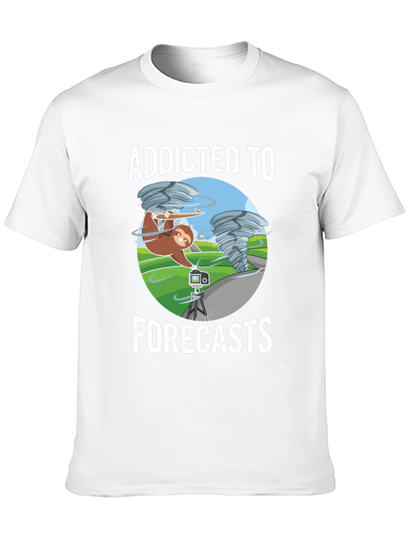Addicted to Forecasts Sloth T-Shirt
