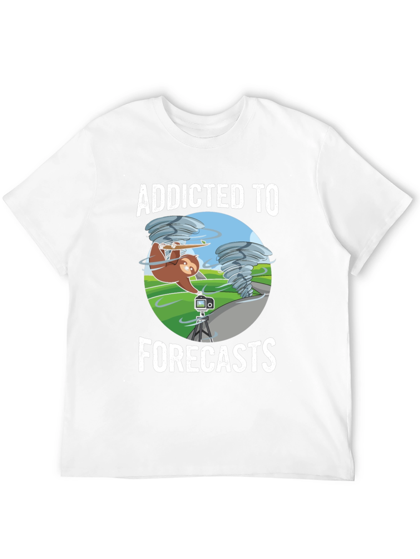 Addicted to Forecasts Sloth T-Shirt