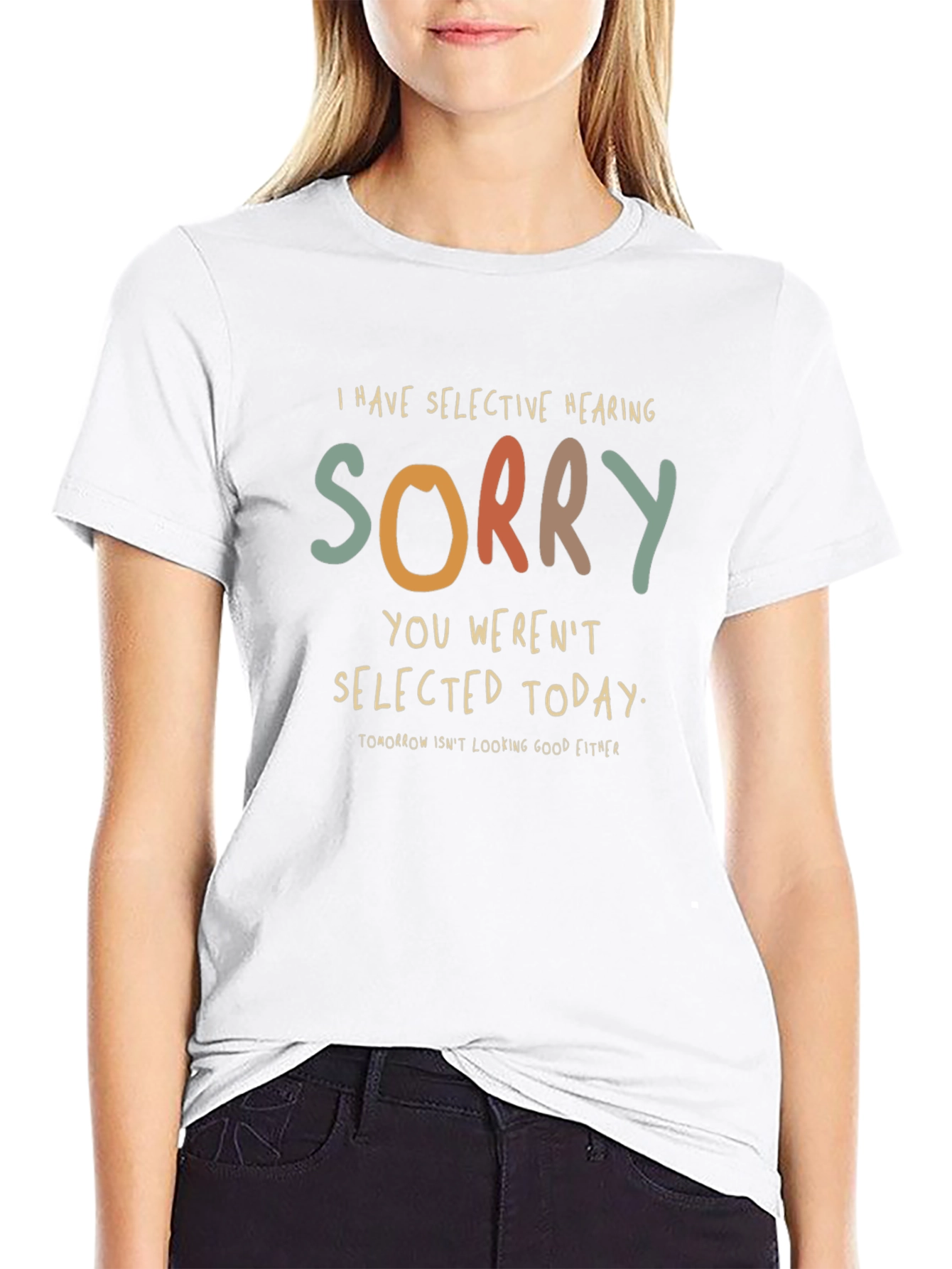 Selective Hearing Graphic T-Shirt
