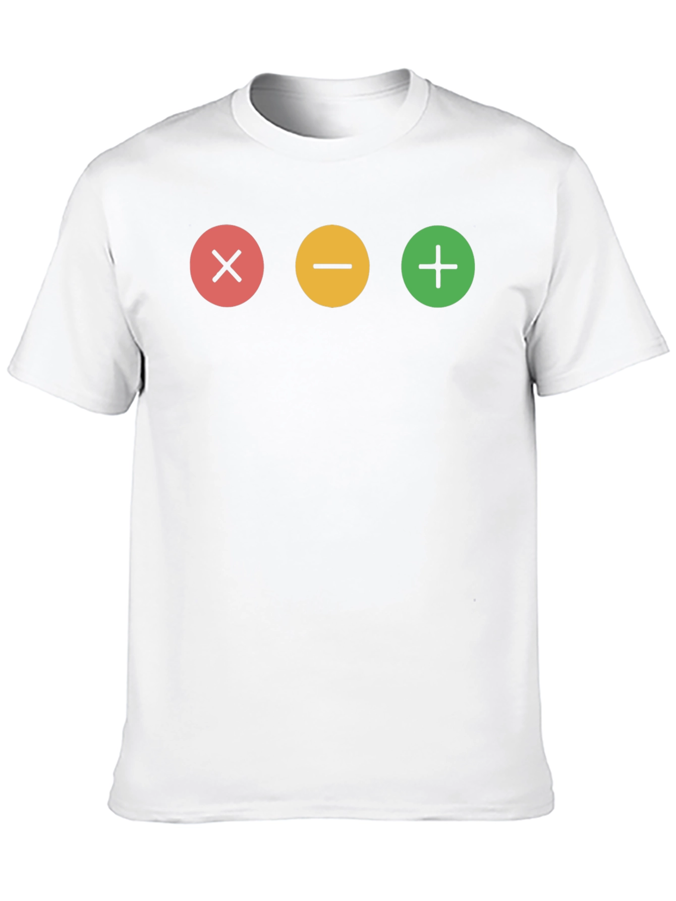 Math Equation Graphic Print Black T-Shirt