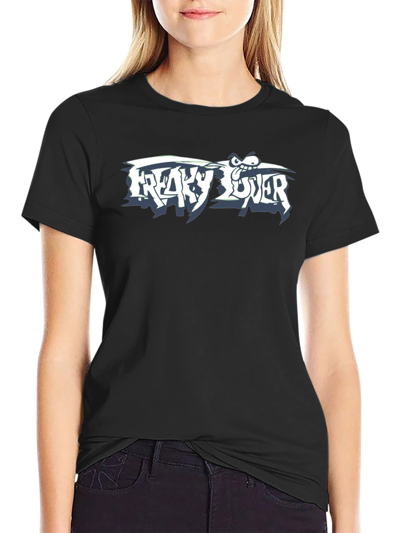 Freaky Lover Graphic T-Shirt - Black