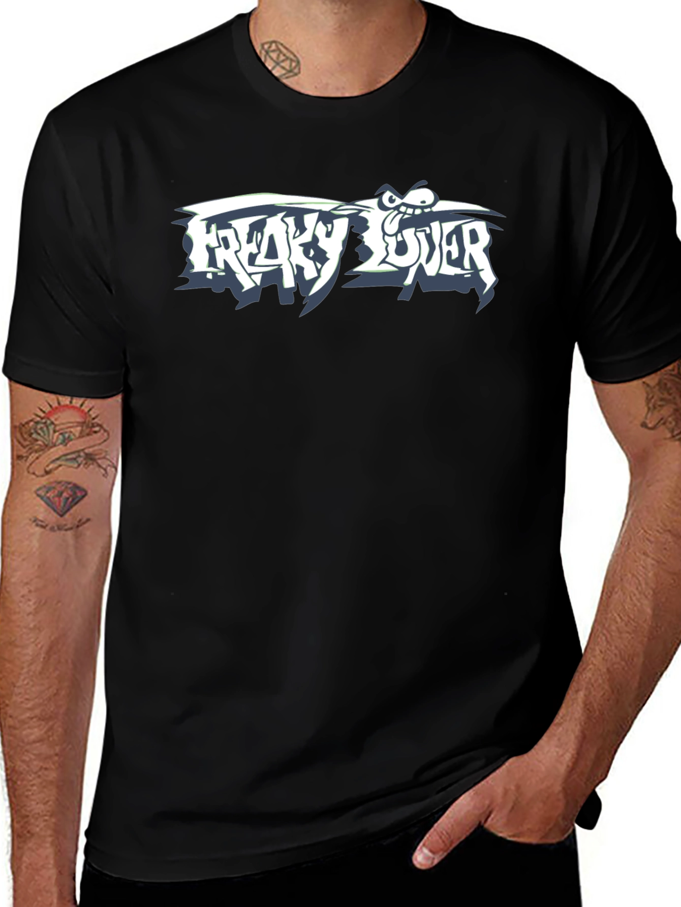 Freaky Lover Graphic T-Shirt - Black