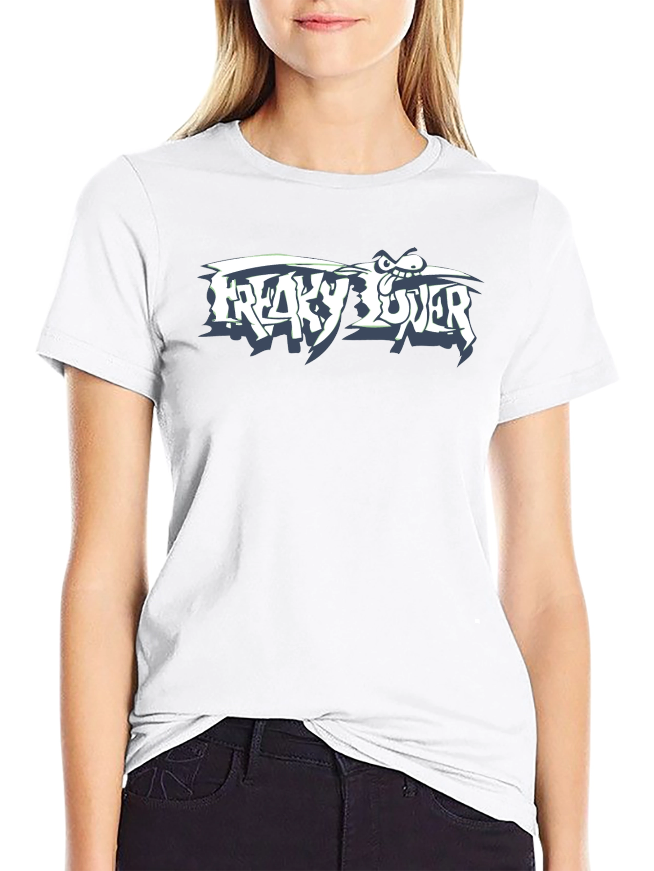 Freaky Lover Graphic T-Shirt - Black