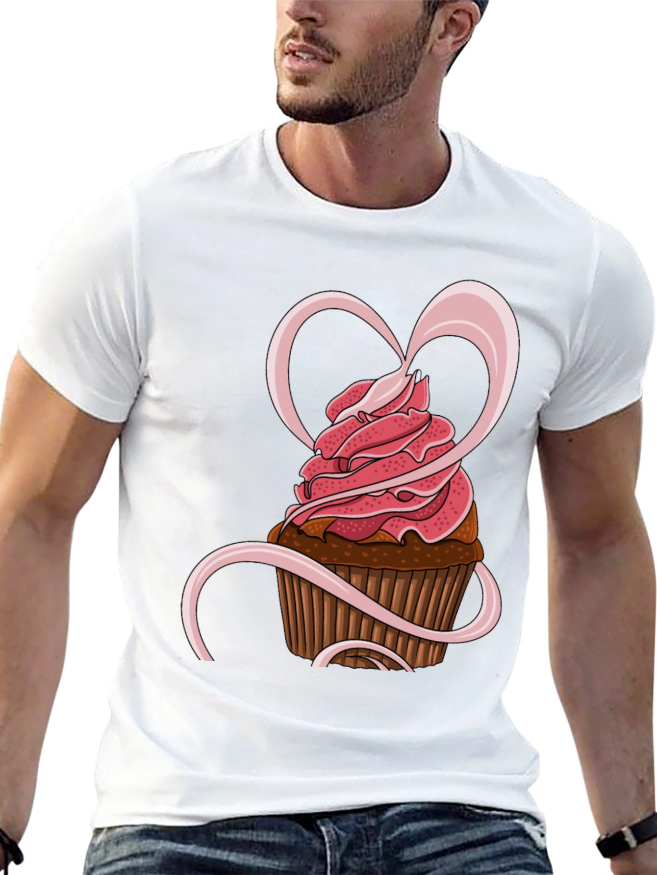 Cupcake Heart Graphic Tee