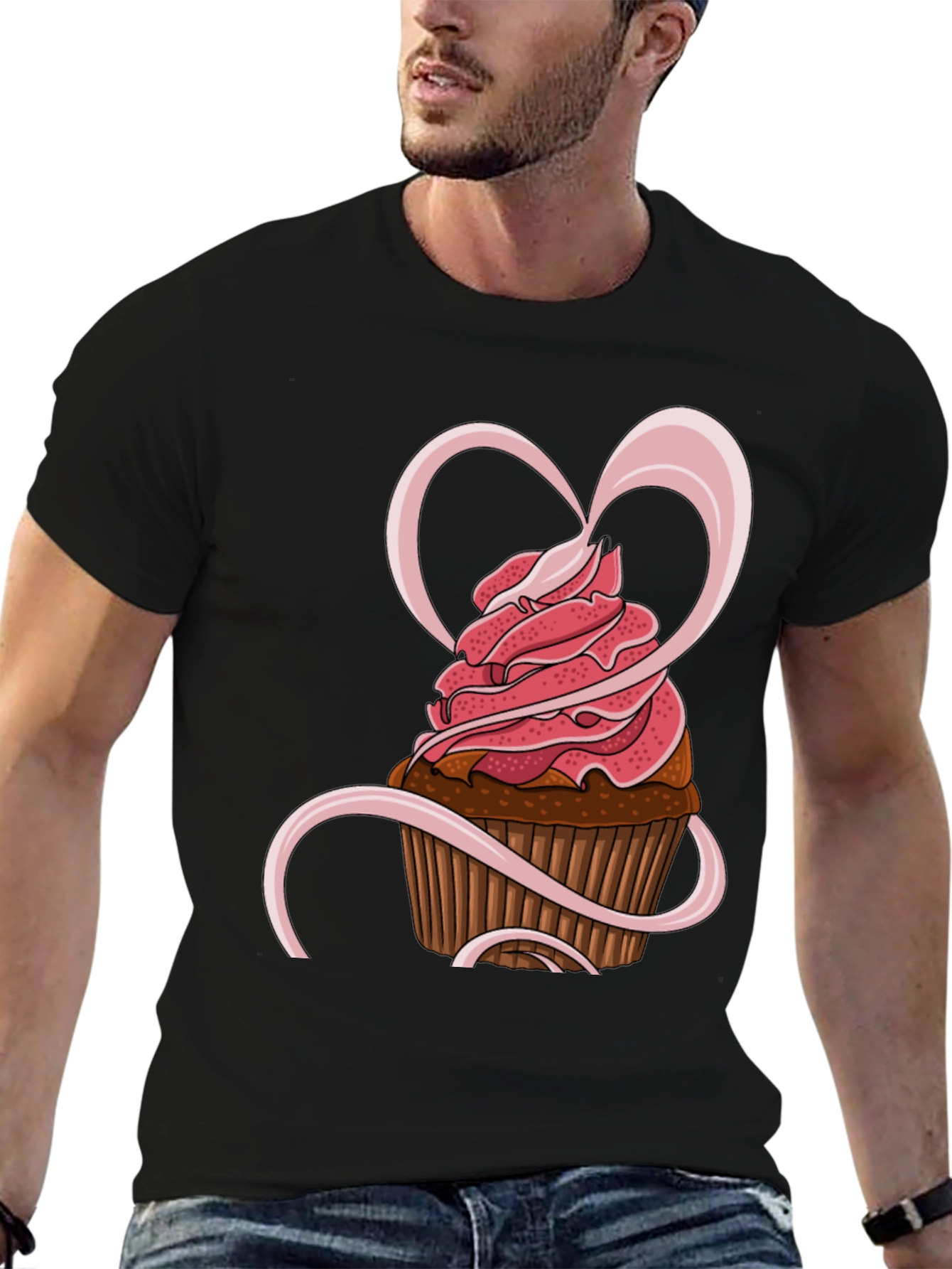 Cupcake Heart Graphic Tee