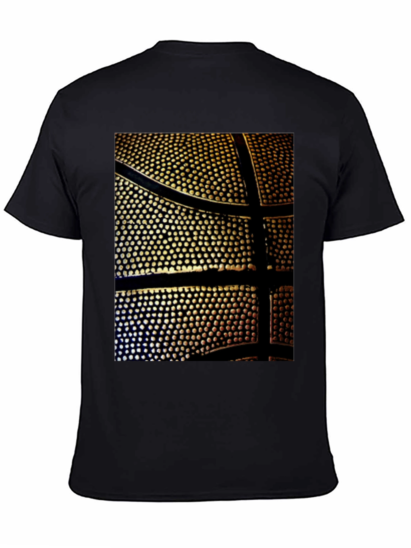Basketball Print Black T-Shirt