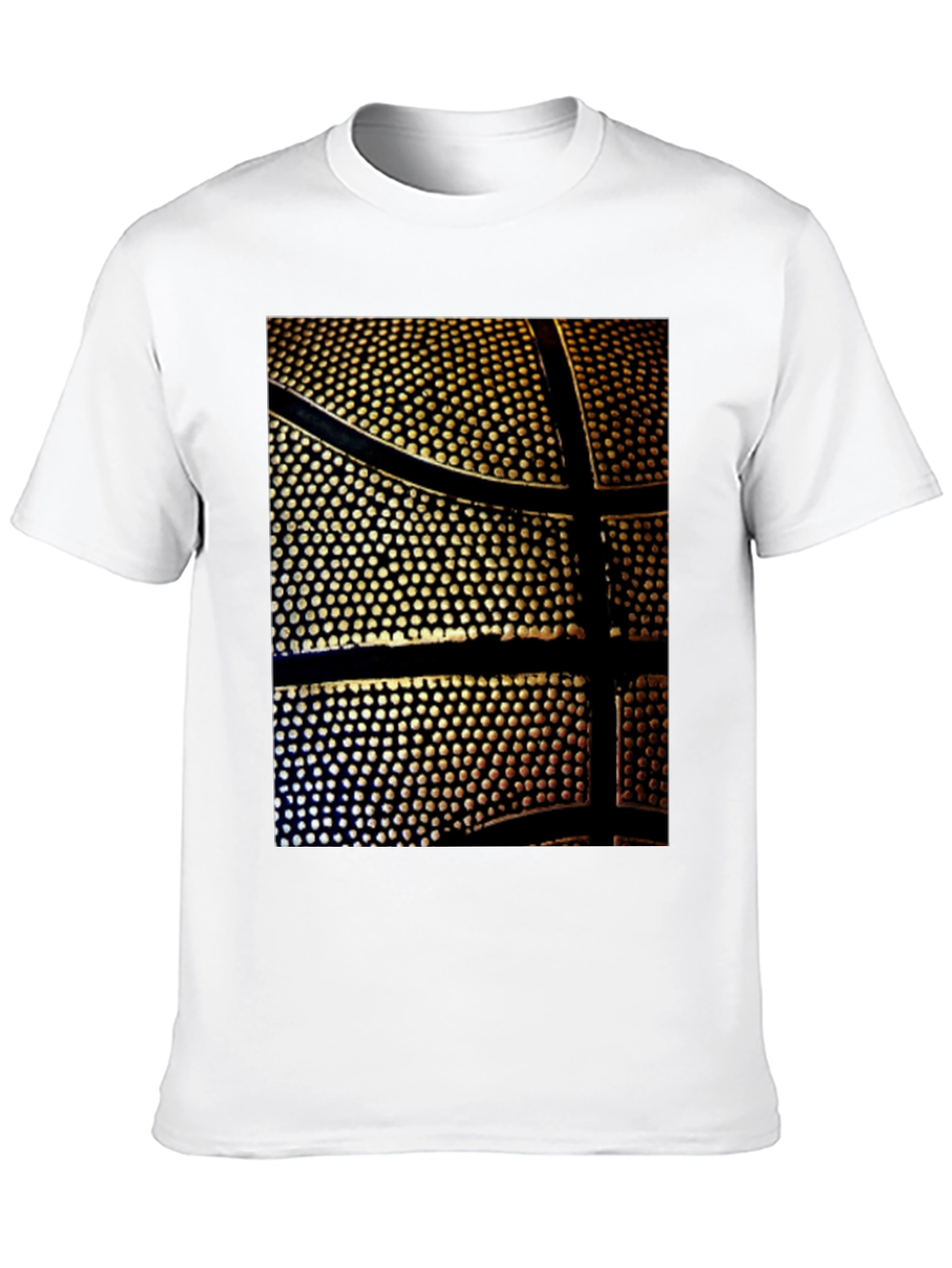 Basketball Print Black T-Shirt