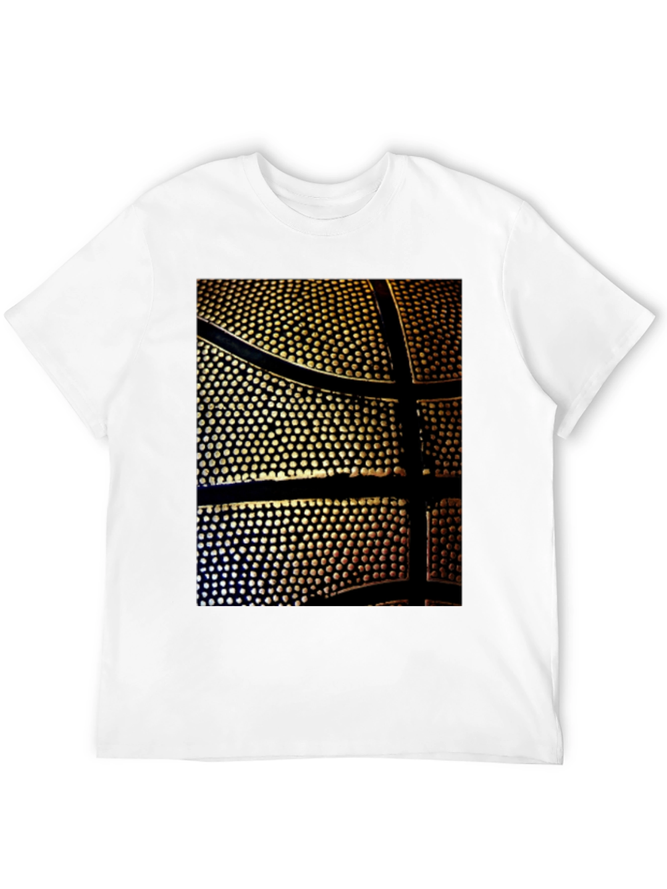 Basketball Print Black T-Shirt
