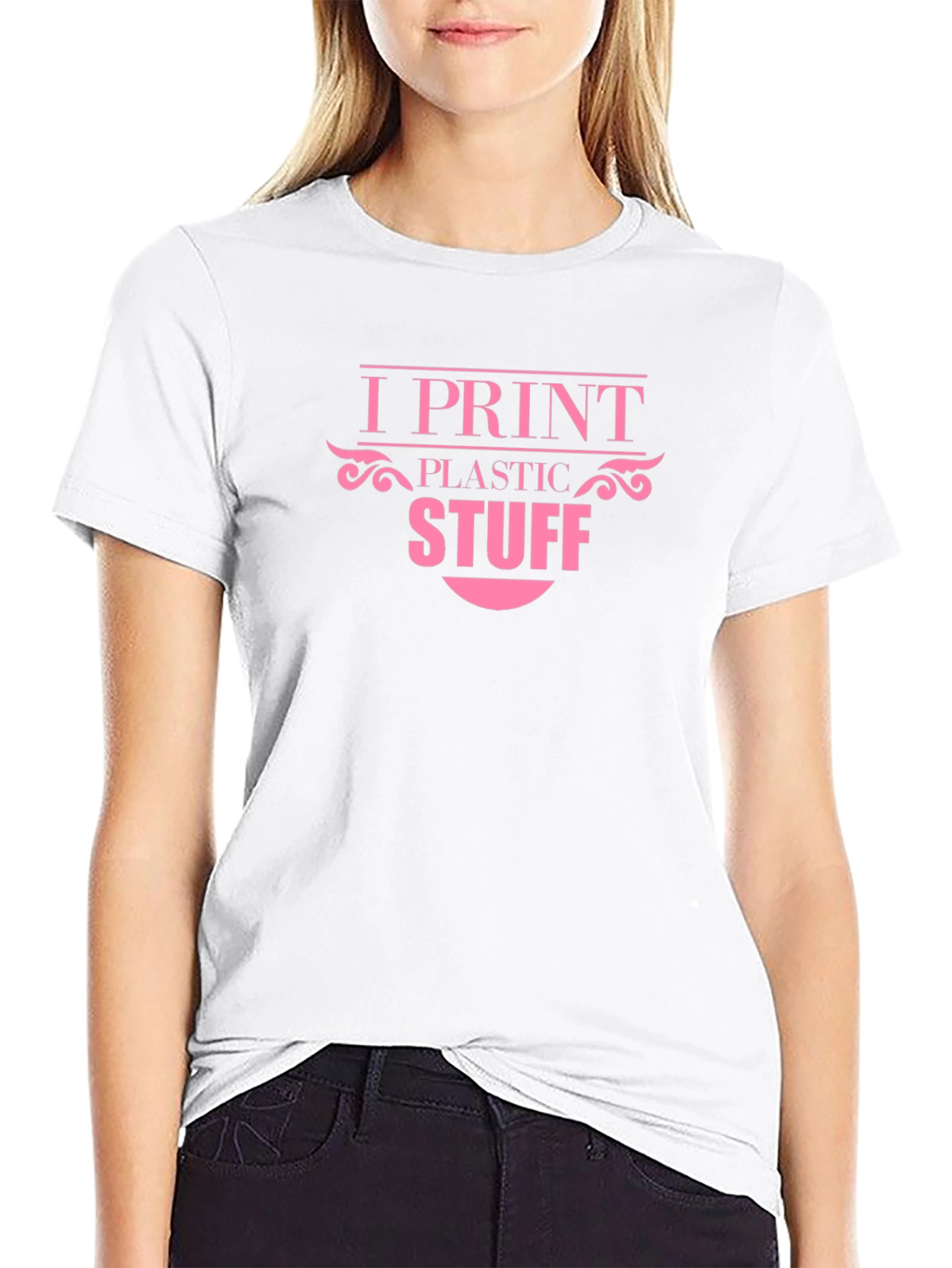 I Print Plastic Stuff - Novelty T-Shirt