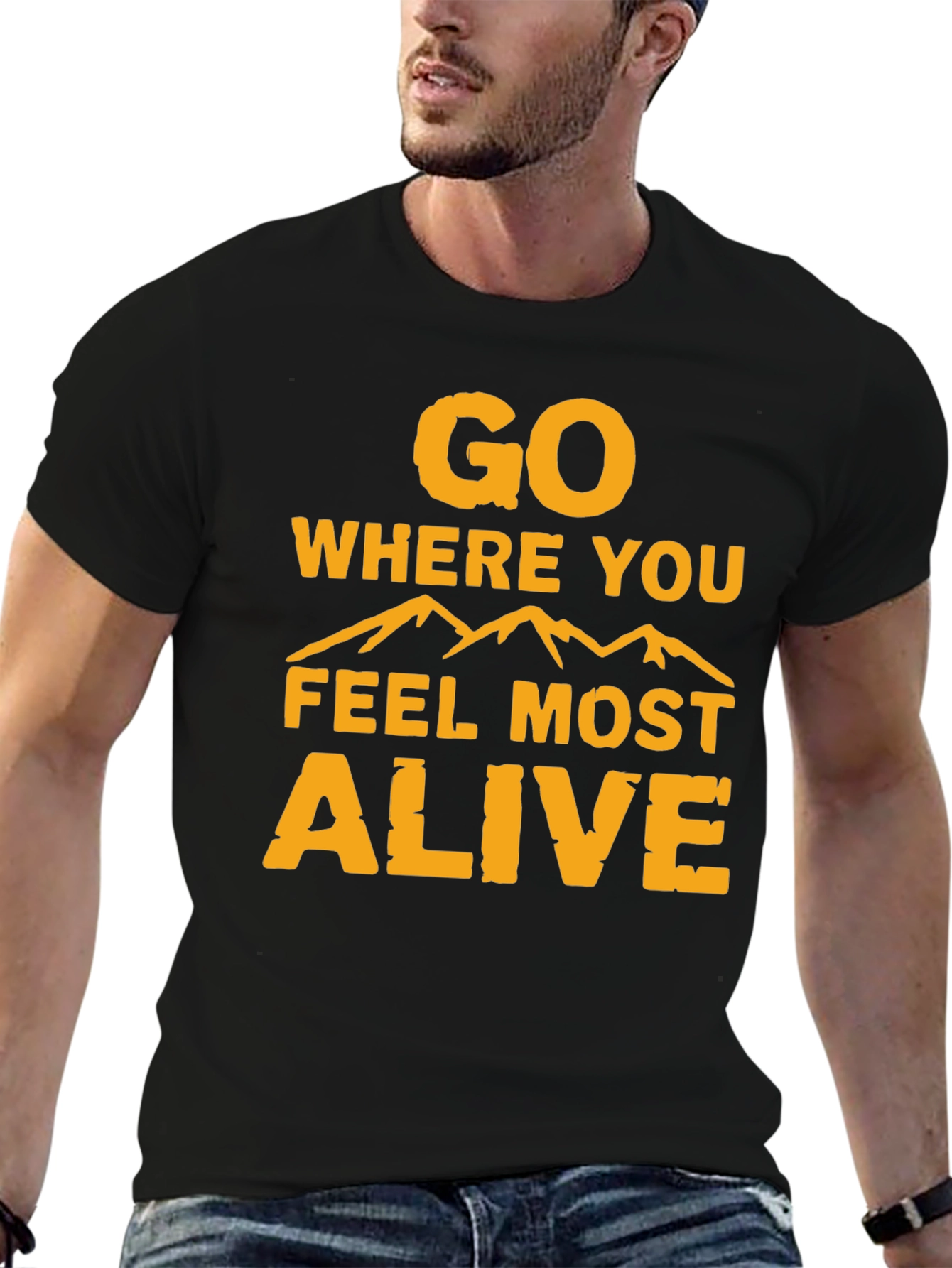 Go Where You Feel Most Alive Graphic Tee