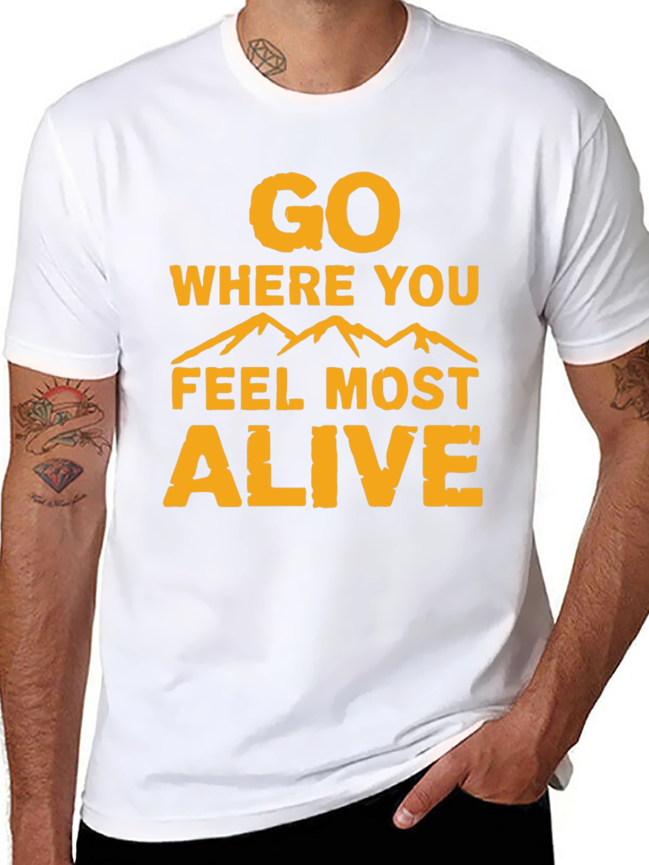 Go Where You Feel Most Alive Graphic Tee