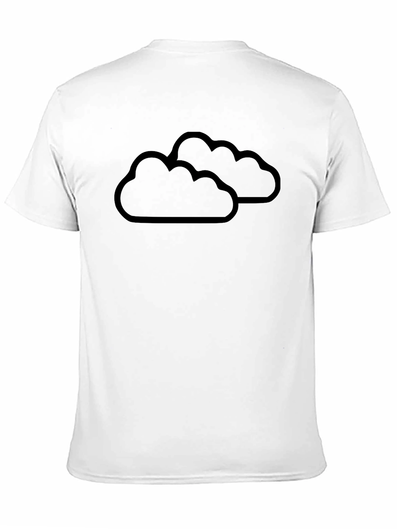 Cloud Graphic Black T-Shirt