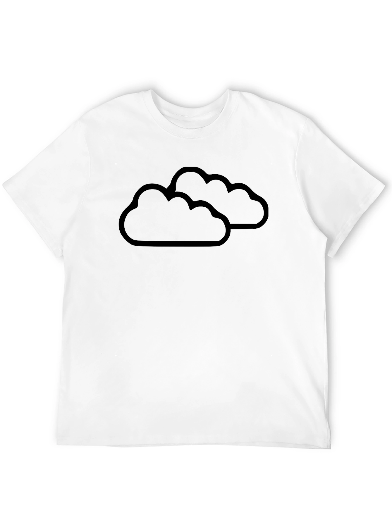 Cloud Graphic Black T-Shirt