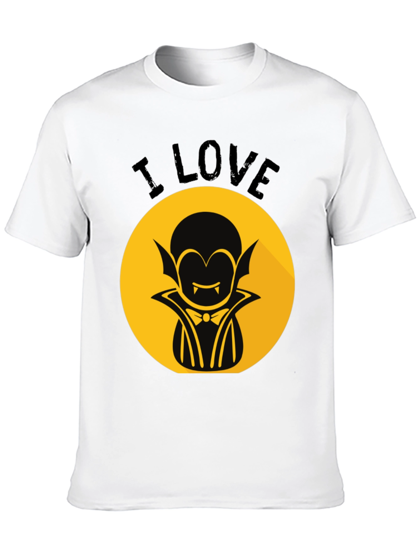 I Love Vampire Graphic T-Shirt - Halloween Style