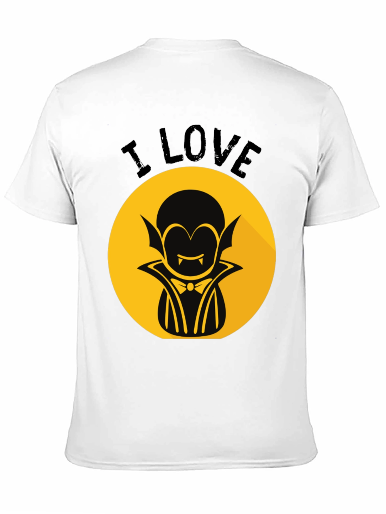 I Love Vampire Graphic T-Shirt - Halloween Style