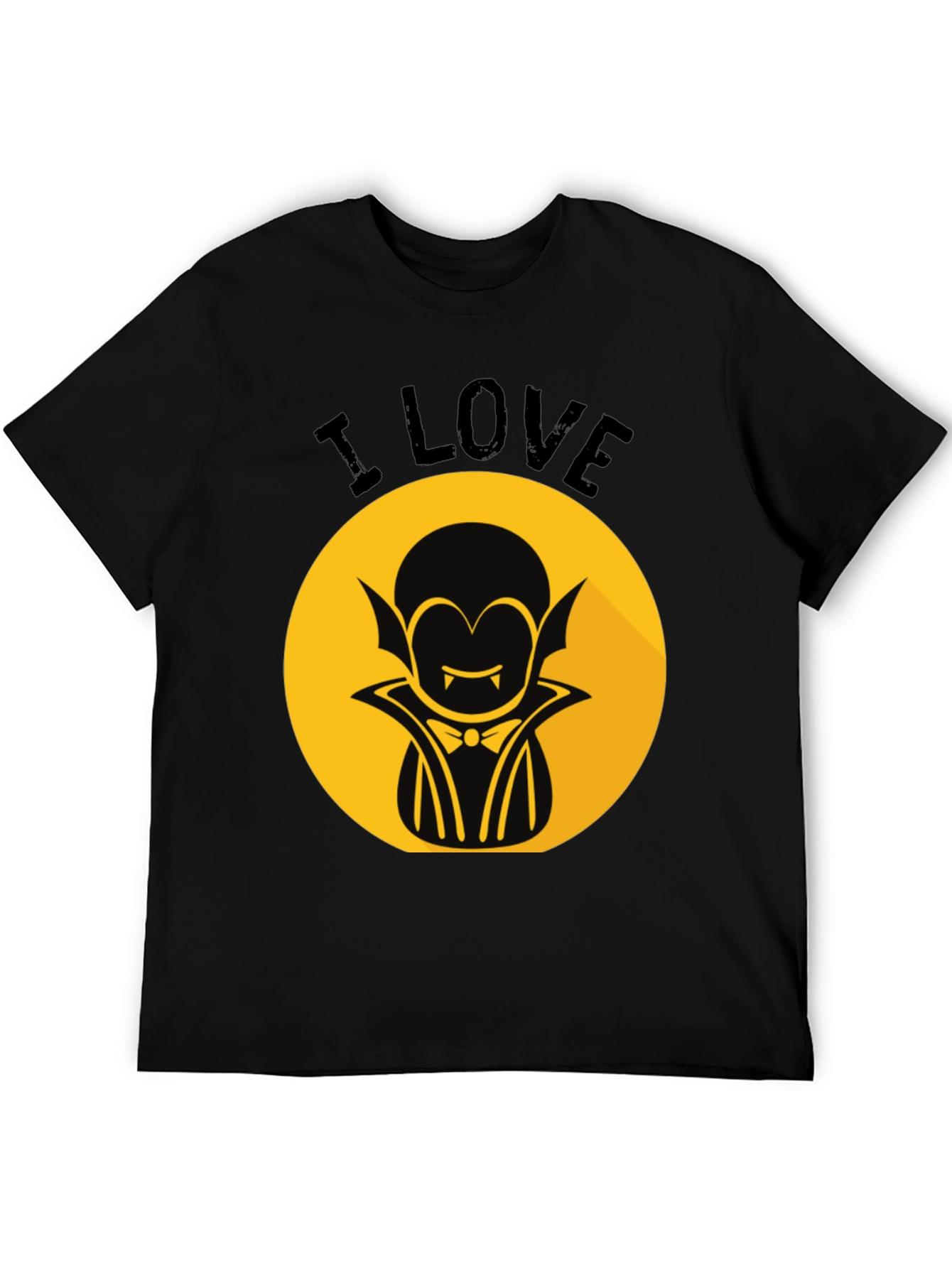 I Love Vampire Graphic T-Shirt - Halloween Style