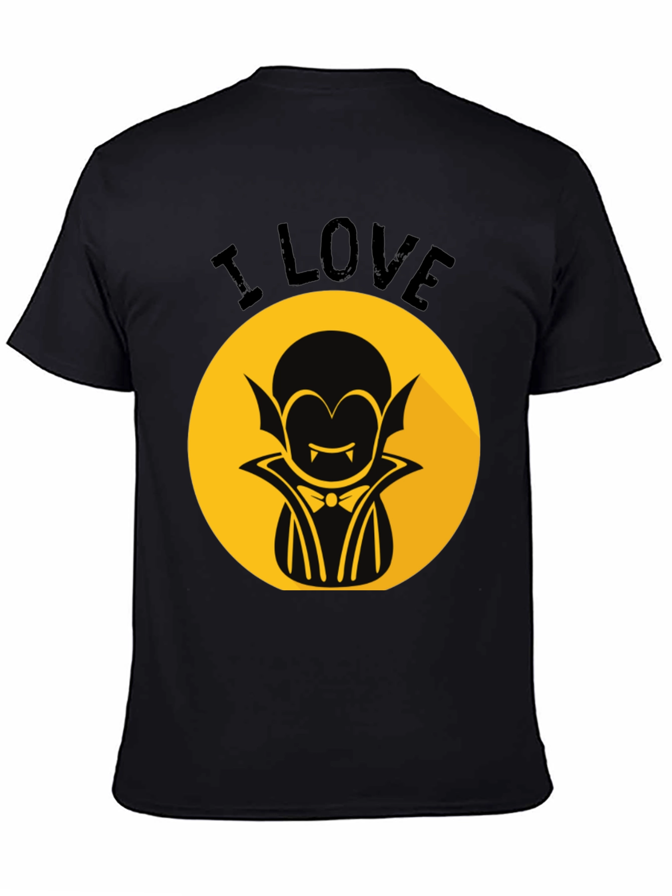 I Love Vampire Graphic T-Shirt - Halloween Style