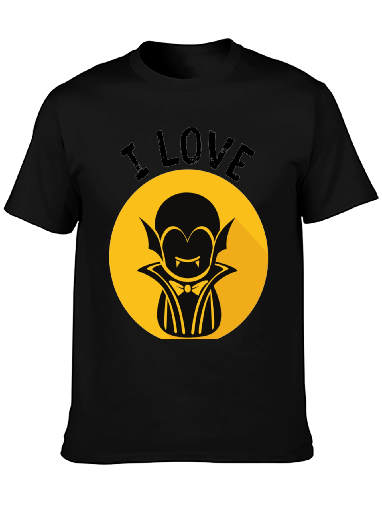 I Love Vampire Graphic T-Shirt - Halloween Style