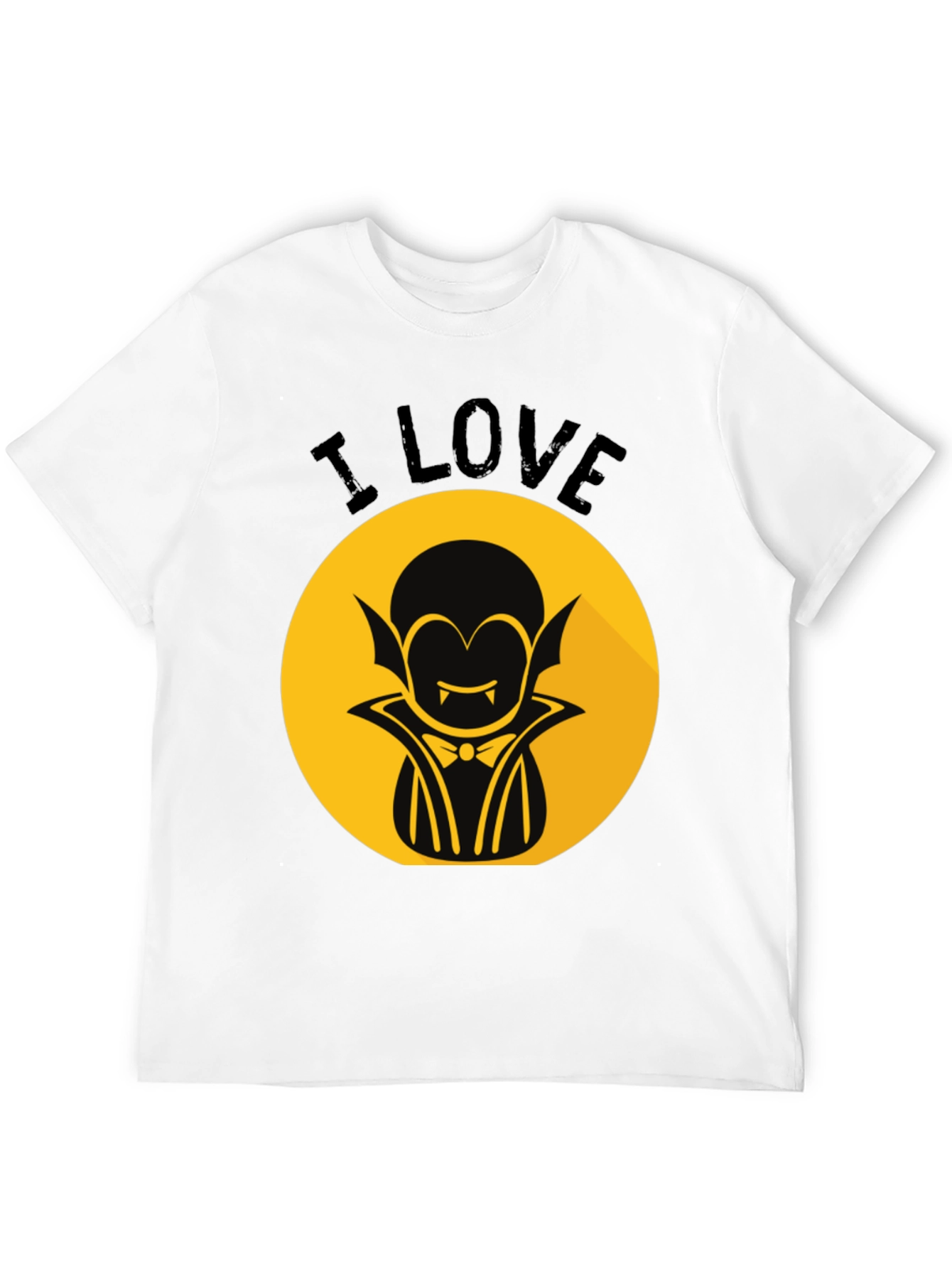 I Love Vampire Graphic T-Shirt - Halloween Style