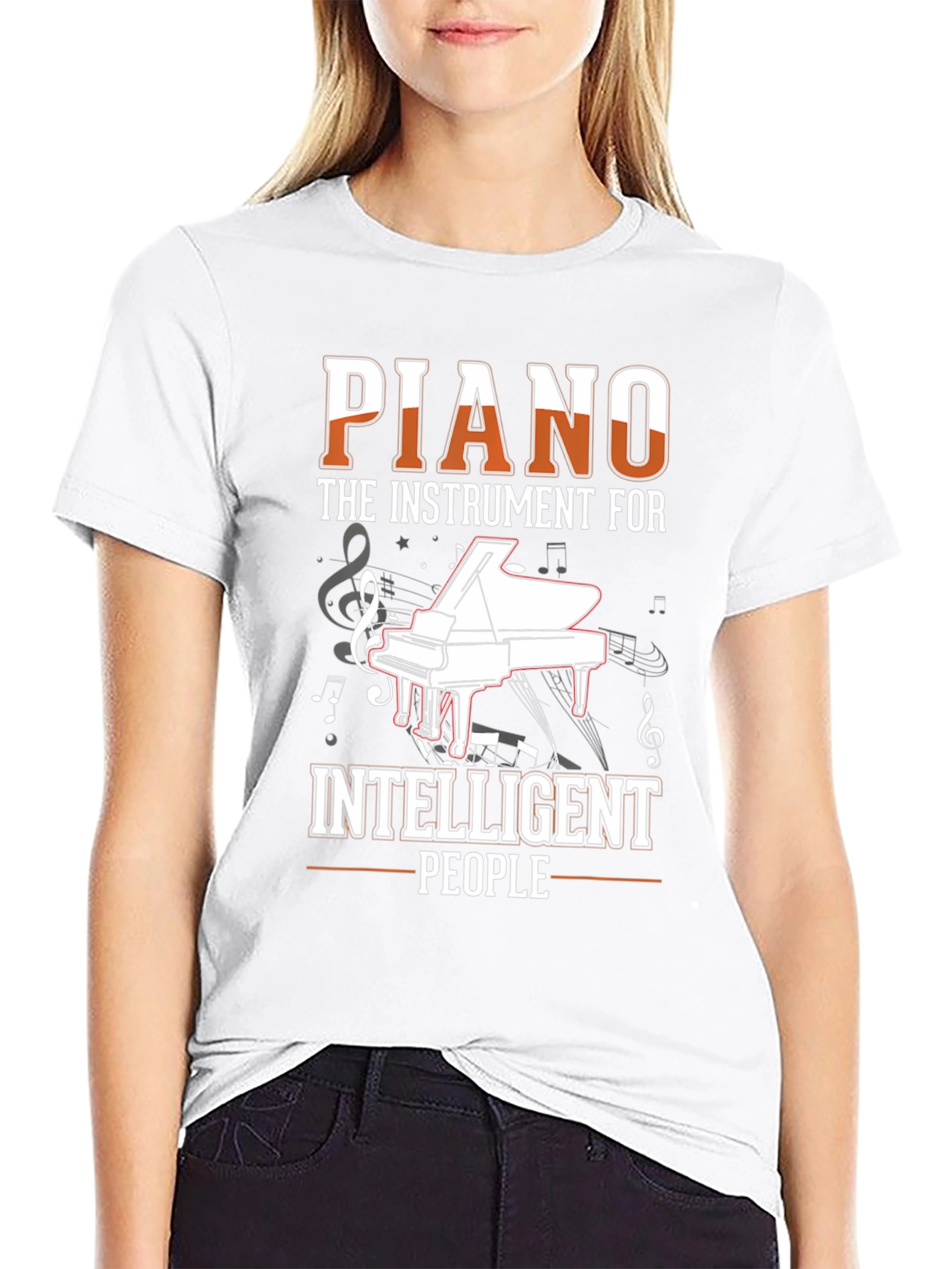 Piano Intelligent People T-Shirt