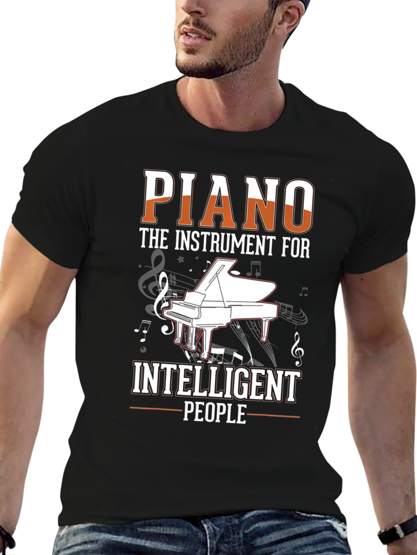 Piano Intelligent People T-Shirt