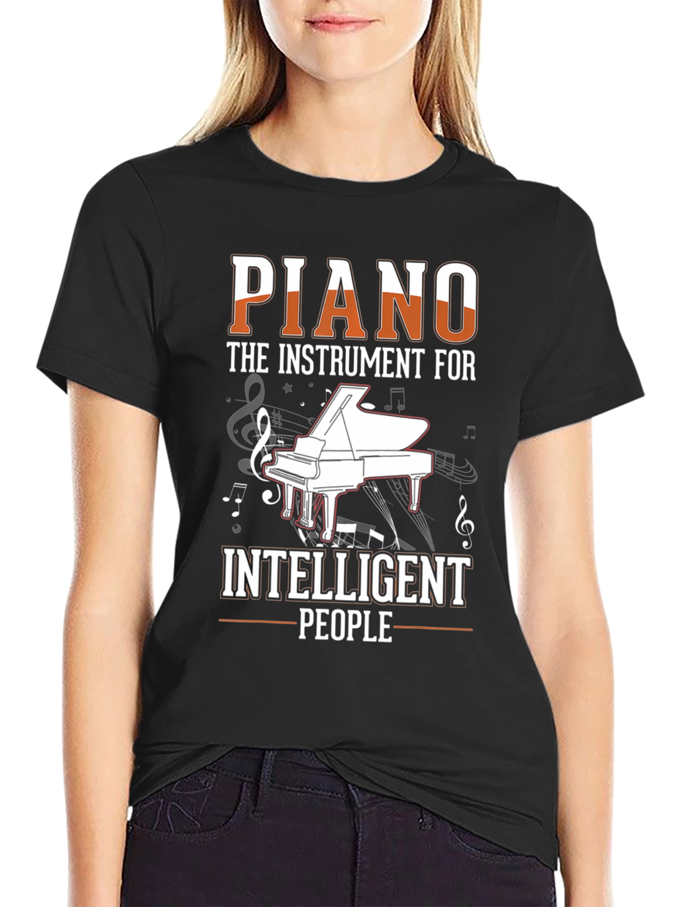 Piano Intelligent People T-Shirt