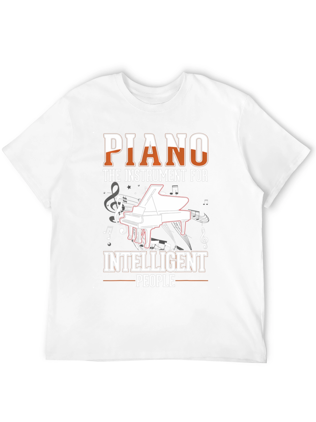 Piano Intelligent People T-Shirt