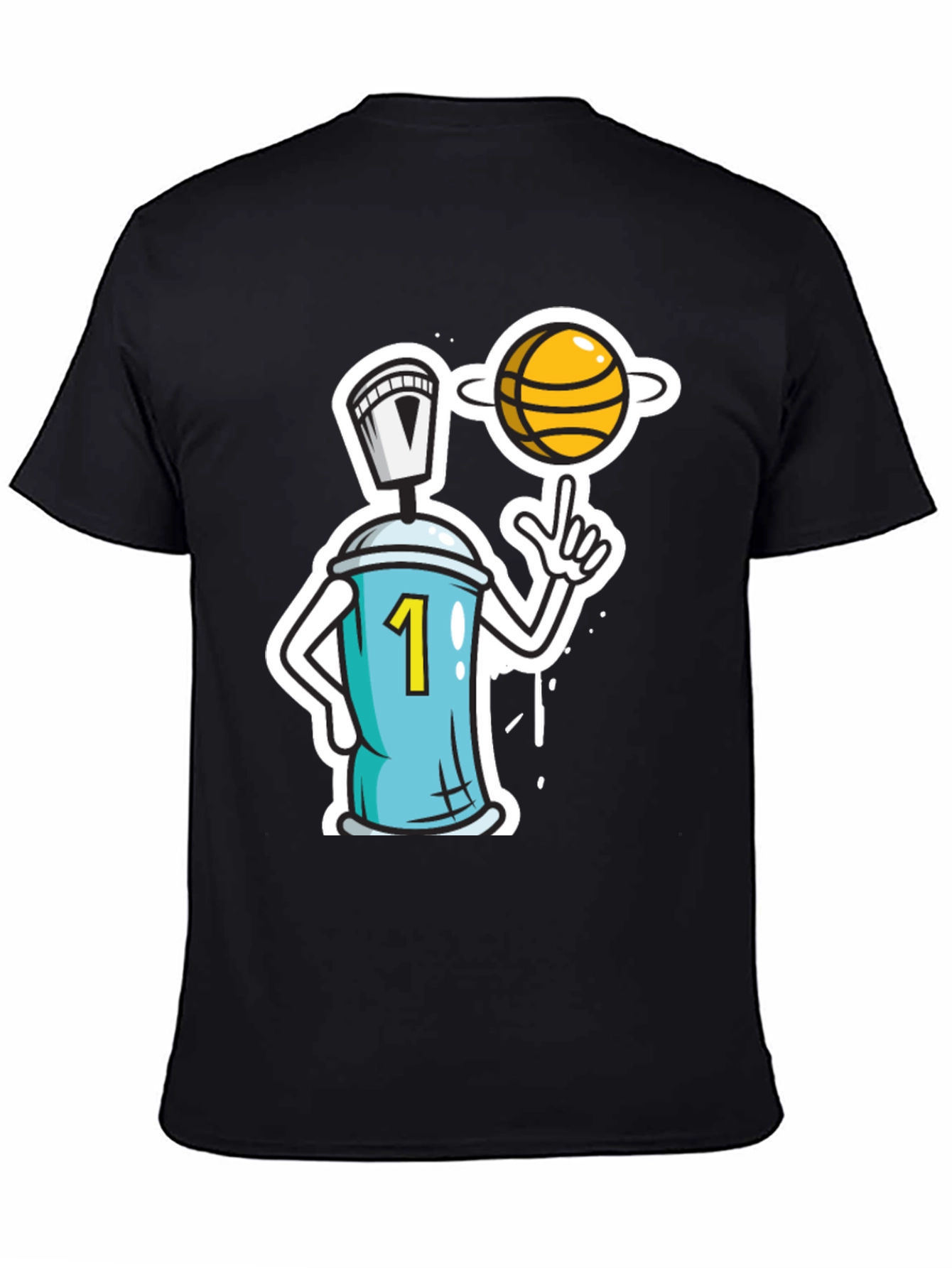 Basketball Spray Paint Tee