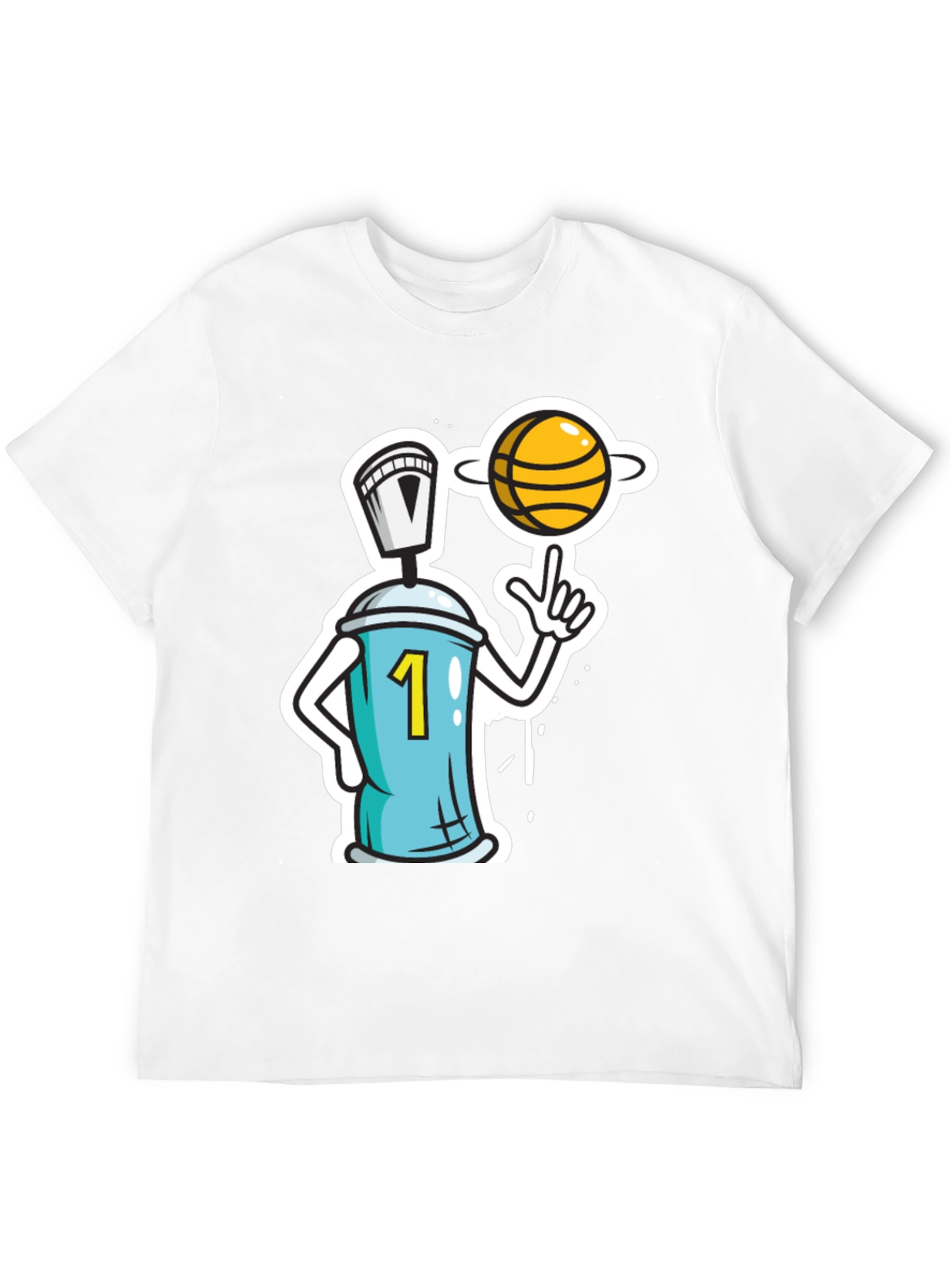 Basketball Spray Paint Tee