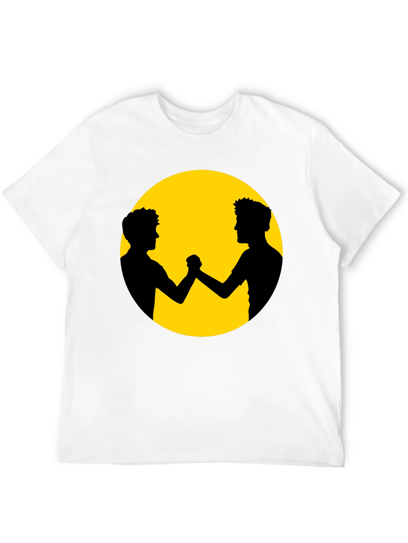 Unity Black Tee - Friends Silhouette Graphic