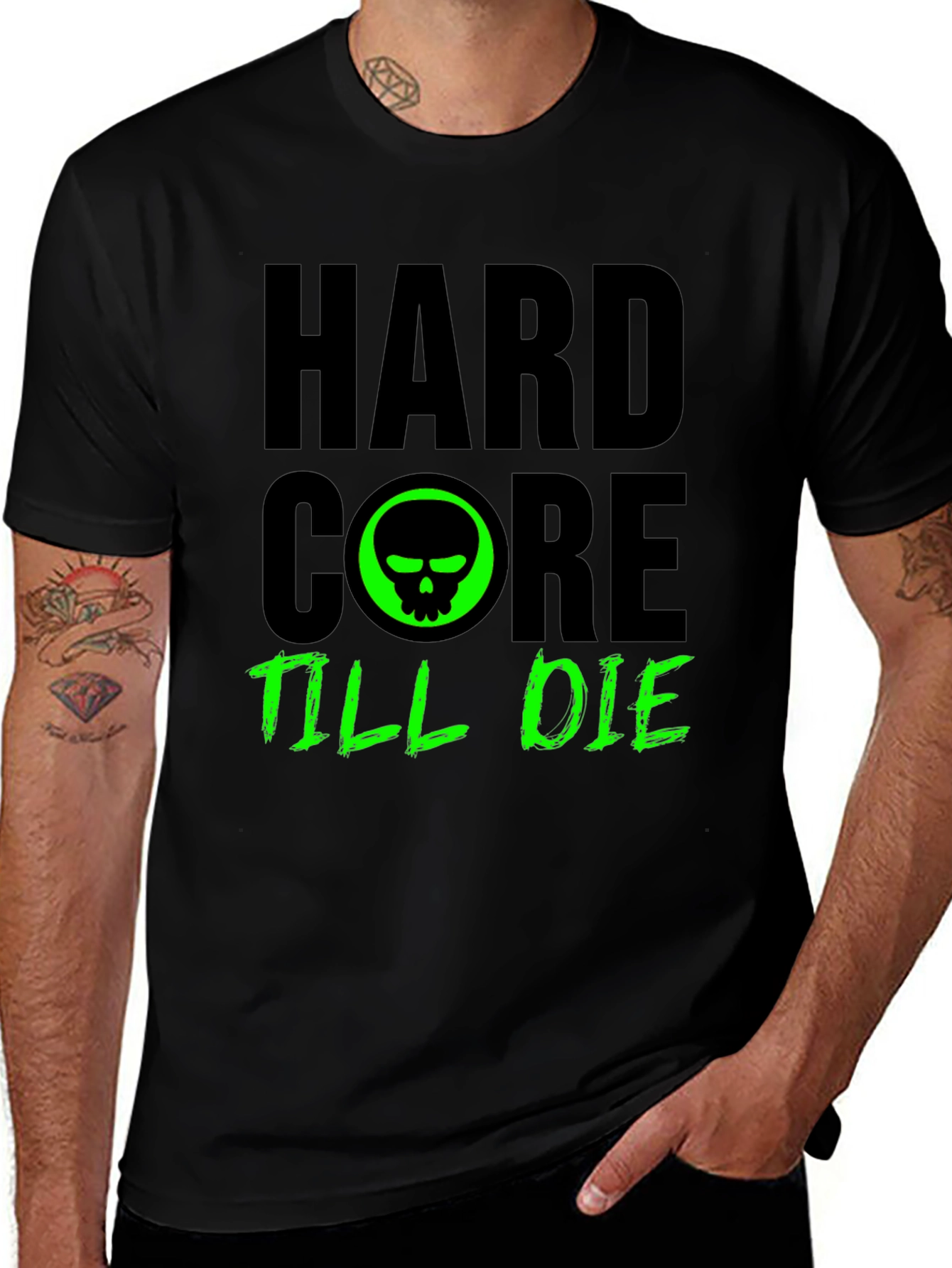 Hardcore Till Die Graphic T-Shirt