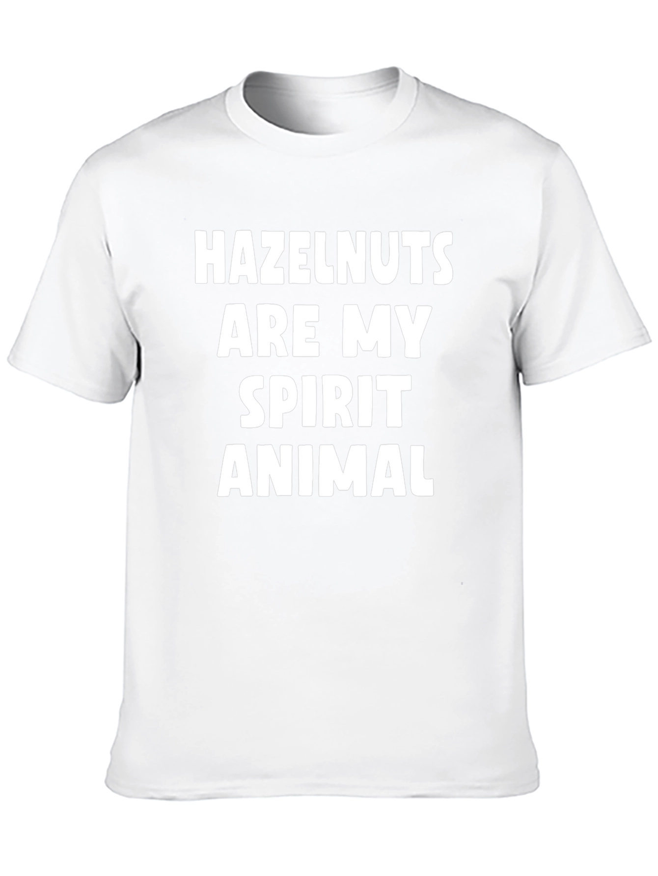 Hazelnut Spirit Animal Black Graphic Tee Shirt