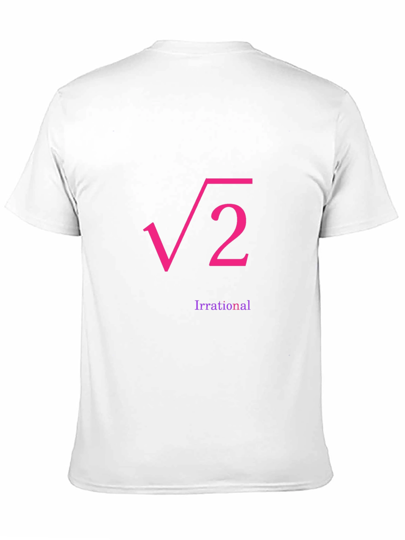 Irrational Root 2 Graphic Tee - Black