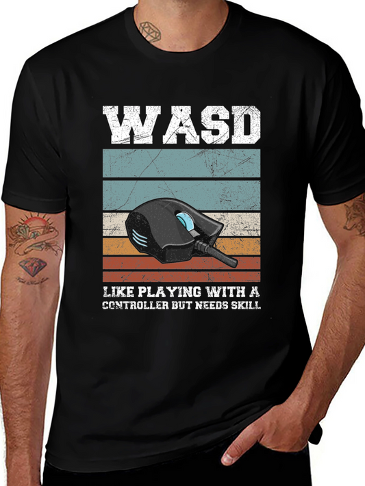 WASD Gaming T-Shirt - Mouse & Keyboard Master Race Tee