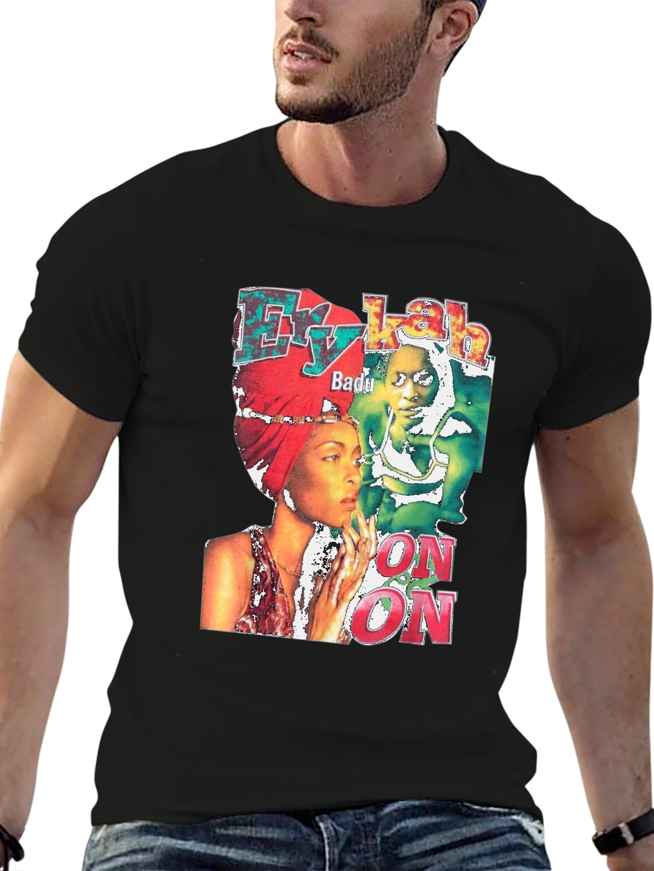 Erykah Badu Graphic T-Shirt Black