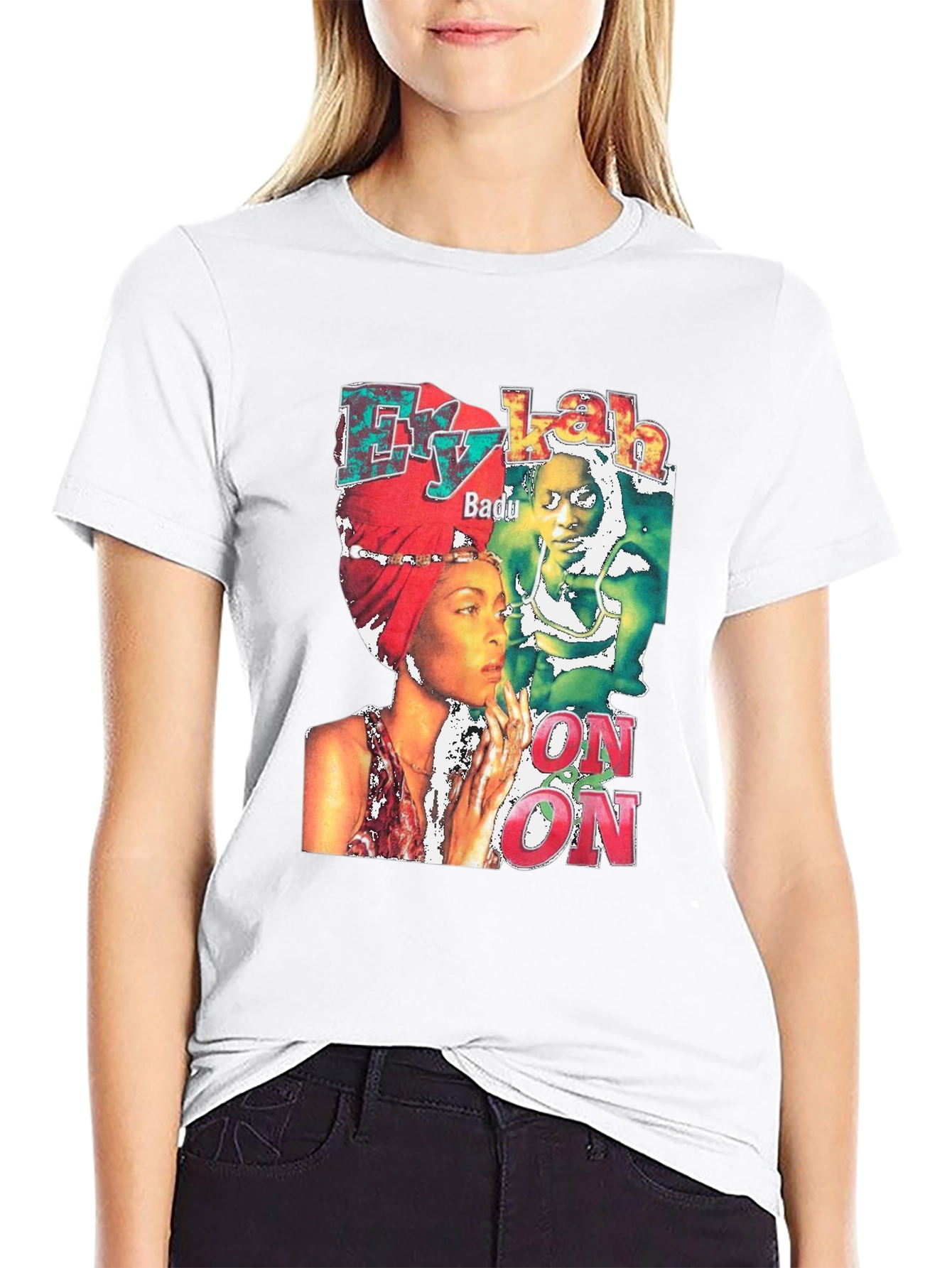 Erykah Badu Graphic T-Shirt Black