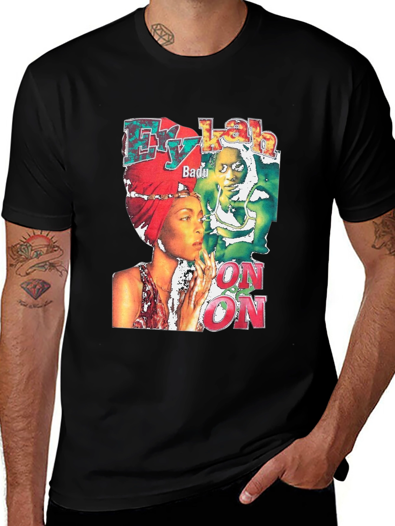 Erykah Badu Graphic T-Shirt Black