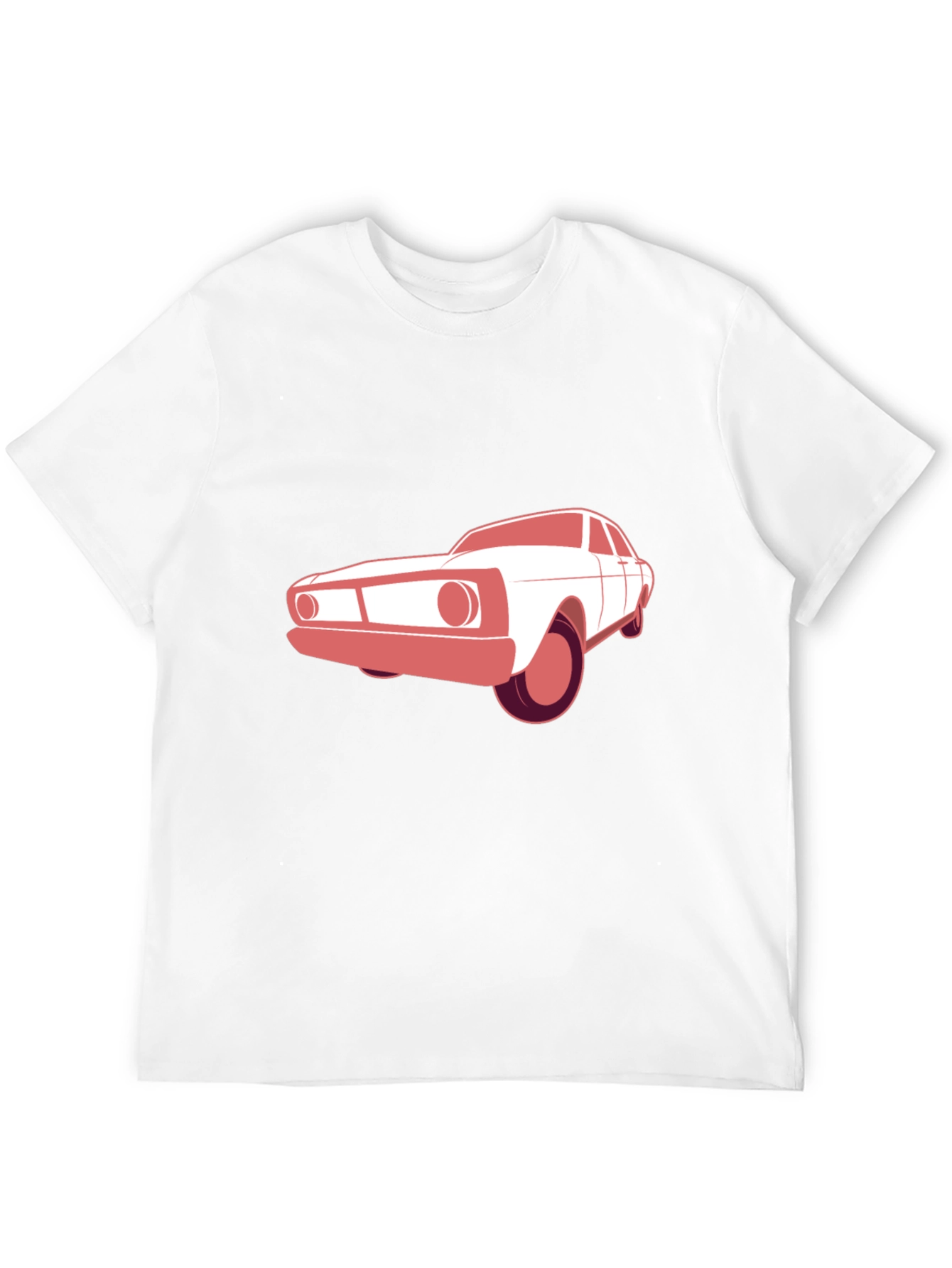 Classic Car Graphic Tee - Black Cotton